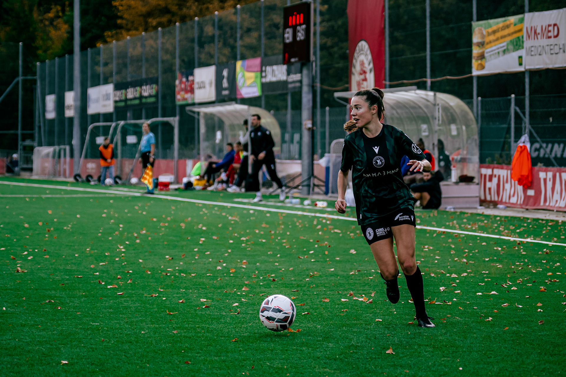 Match de championnat LNB Féminine opposant le FC Winterthur et Yverdon Sport FC au Schützenwiese, Winterthur. (Christian António/LibsVisuals.com)