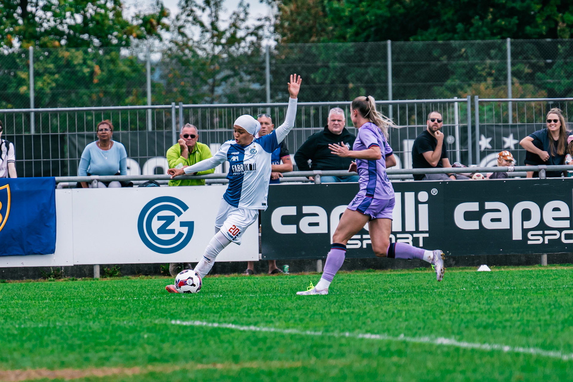 Match de l’AXA Women’s Super League opposant GC Frauenfussball et FC Basel 1893 au GC/Campus, Niederhasli (Platz 1). (Christian António/LibsVisuals.com)