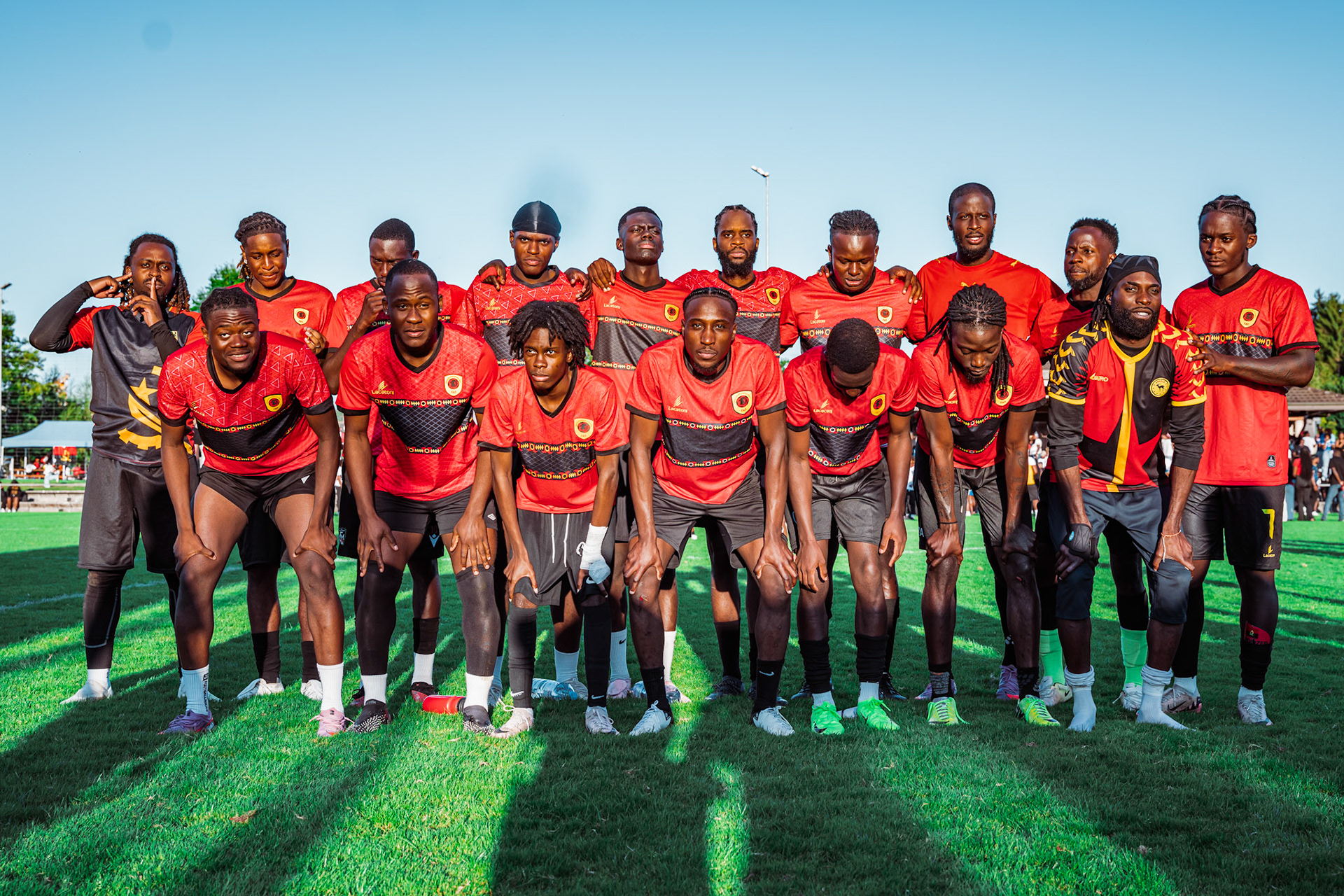 Match amical opposant l’Angola et le Cap-Vert (CanFribourg) au Terrain Communal de Corminboeuf. (Christian António/LibsVisuals.com)