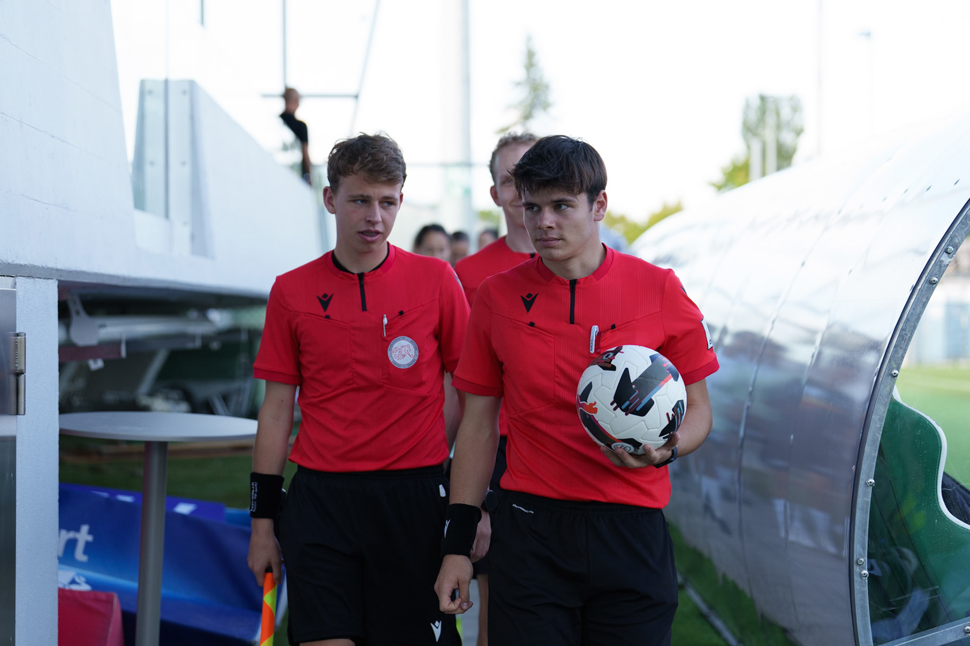 Match championnat LNB féminine opposant Yverdon Sport FC et FC Schlieren au Stade Municipal. (Christian António/LibsVisuals.com)