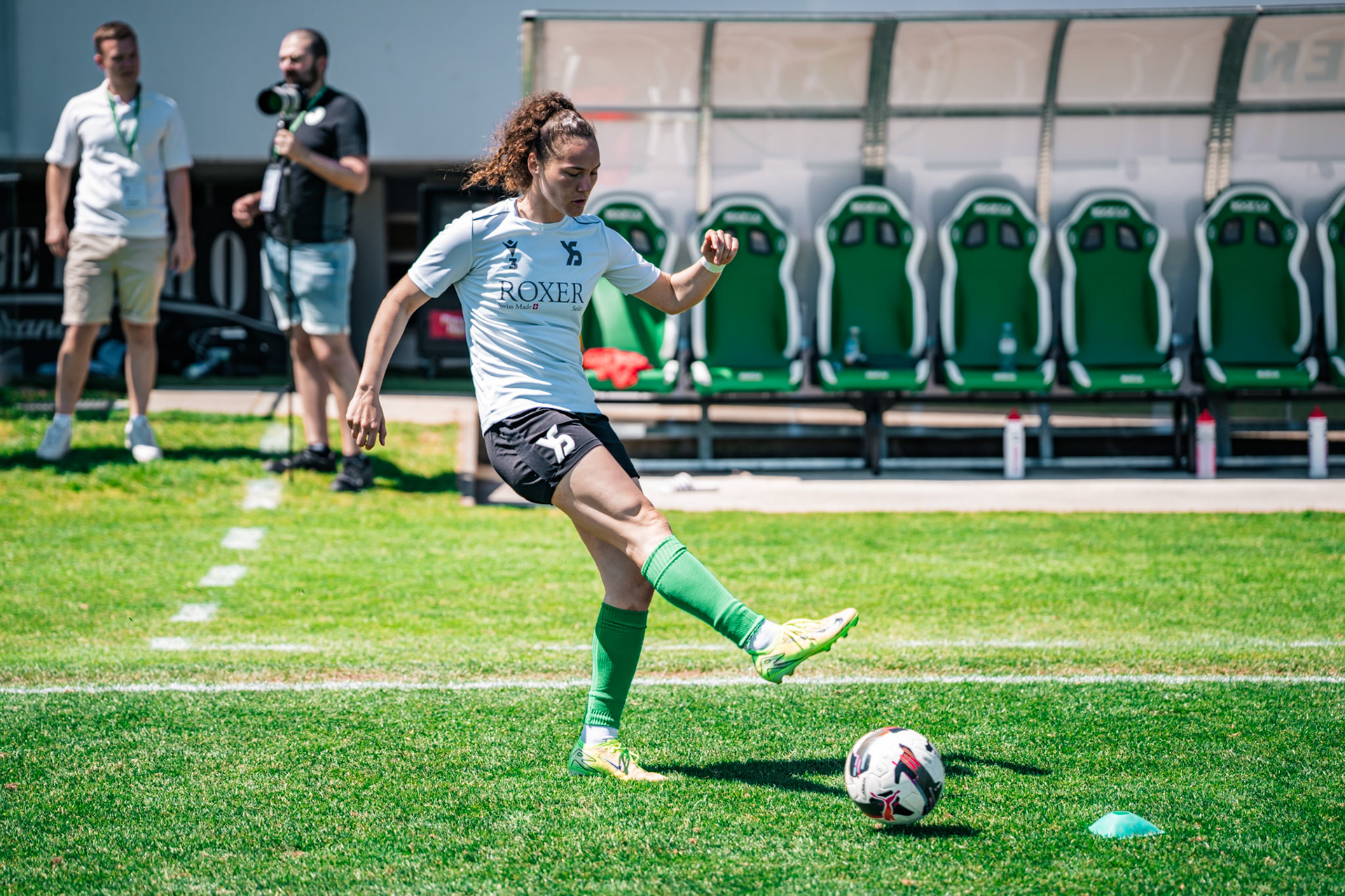 Yverdon Sport FC et FC Schlieren au Stade Municipal. (Christian António/LibsVisuals.com)