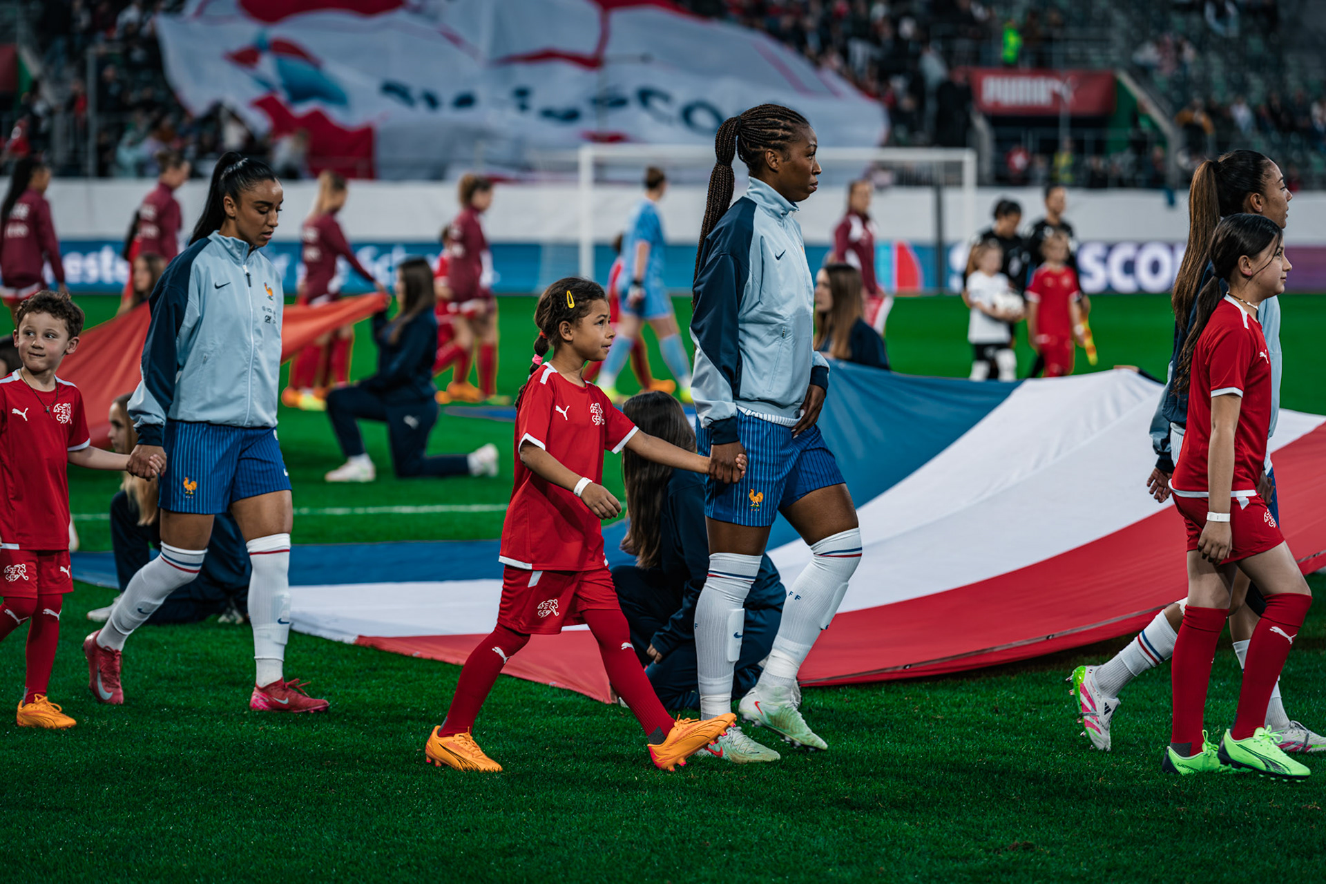 UEFA Women’s Nations League Suisse - France au Kybunpark. (Christian António/LibsVisuals.com)