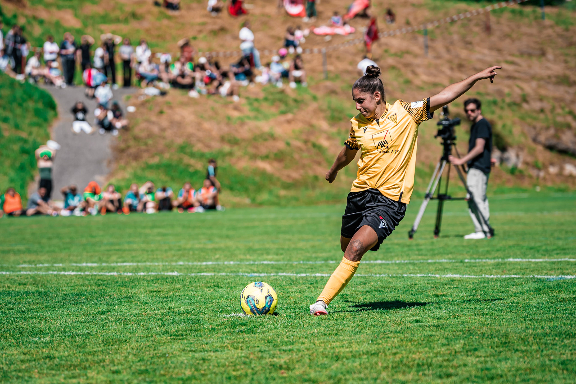 FC Aigle - FC Echallens Région I au Stade des Ruvines. (Christian António/LibsVisuals.com)