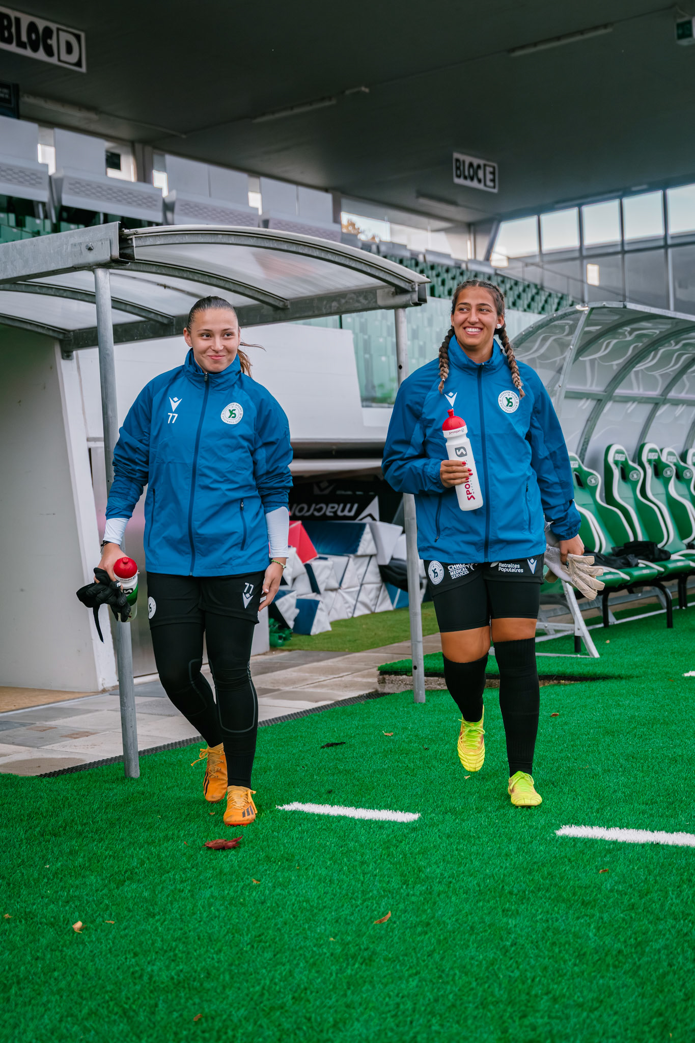 Match championnat LNB féminine opposant Yverdon Sport FC et FC Oerlikon/Polizei ZH 1 au Stade Municipal. (Christian António/LibsVisuals.com)