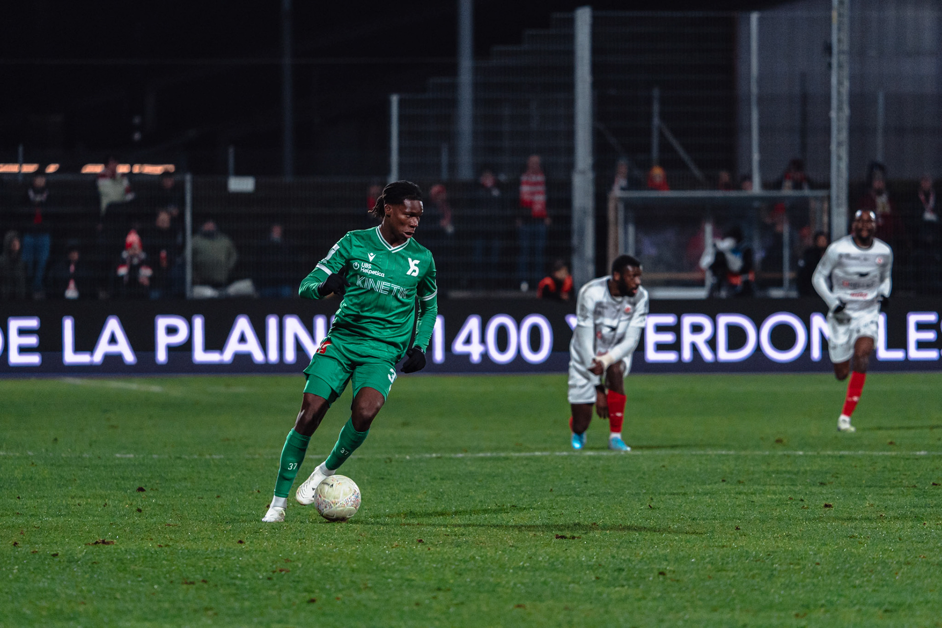 Yverdon Sport FC et FC Winterthur au Stade Municipal. (Christian António/LibsVisuals.com)
