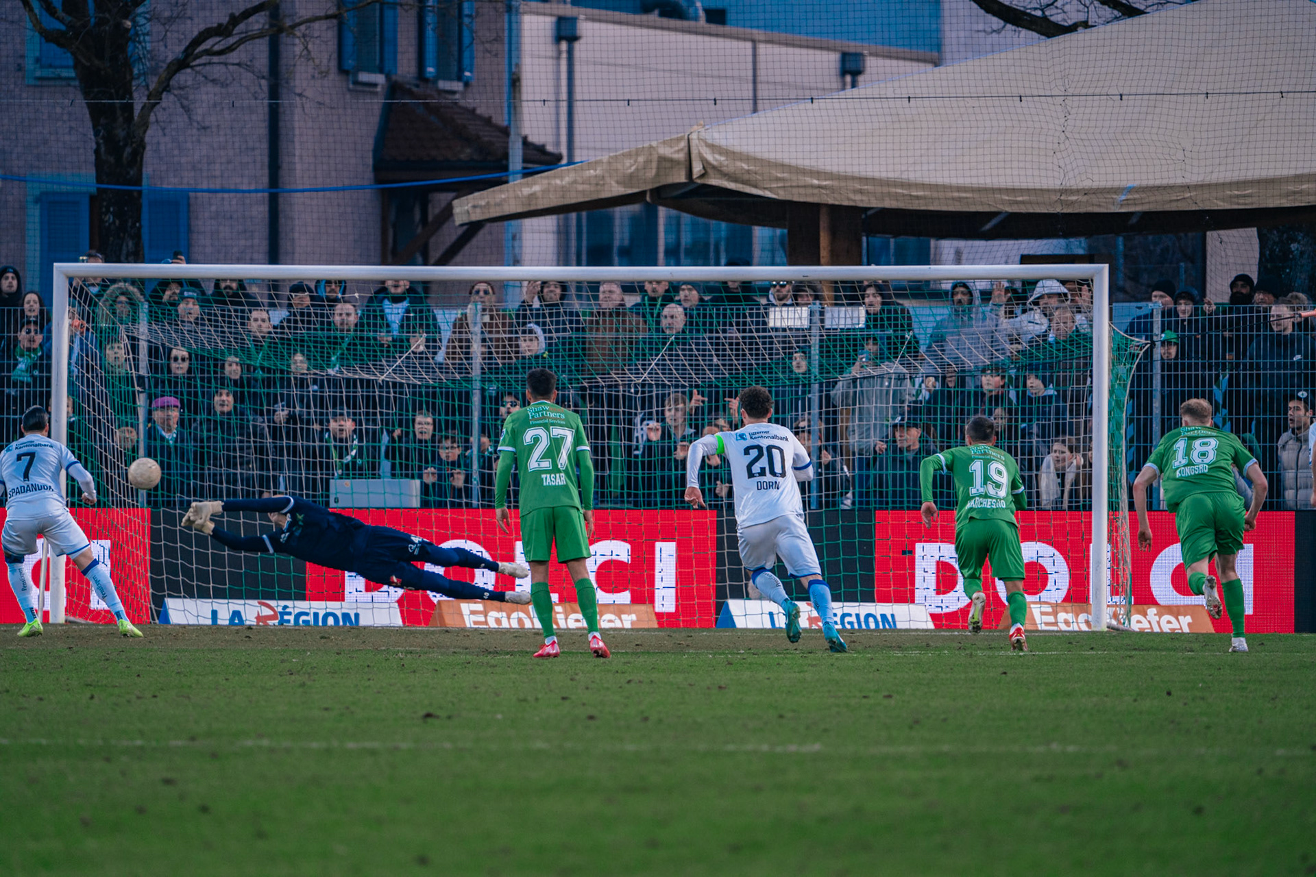 Yverdon Sport FC et FC Luzern au Stade Municipal. (Christian António/LibsVisuals.com)