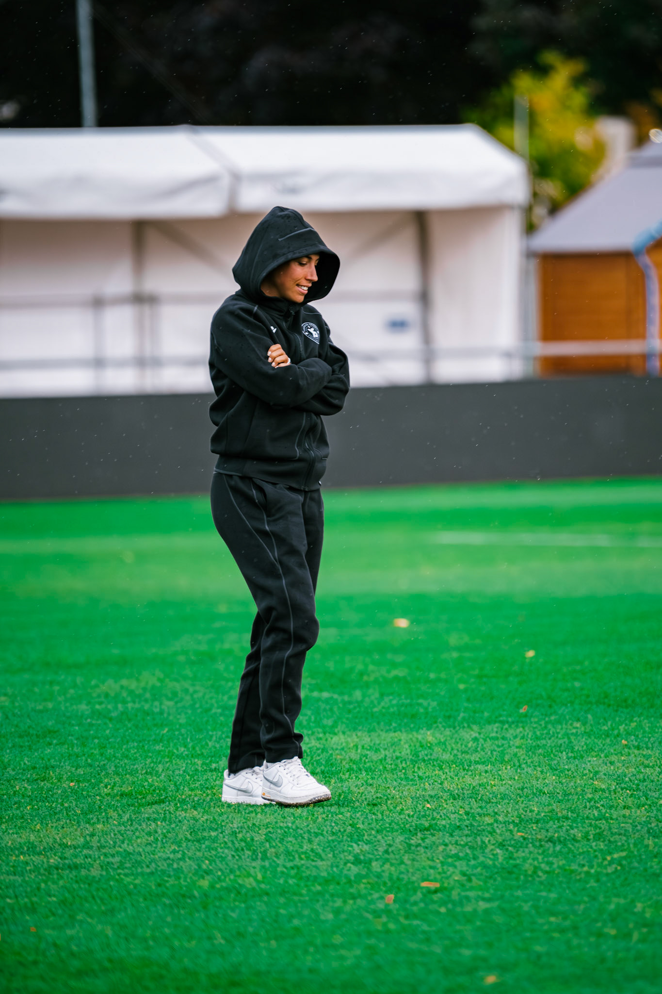 Match championnat LNB féminine opposant Yverdon Sport FC et FC Oerlikon/Polizei ZH 1 au Stade Municipal. (Christian António/LibsVisuals.com)