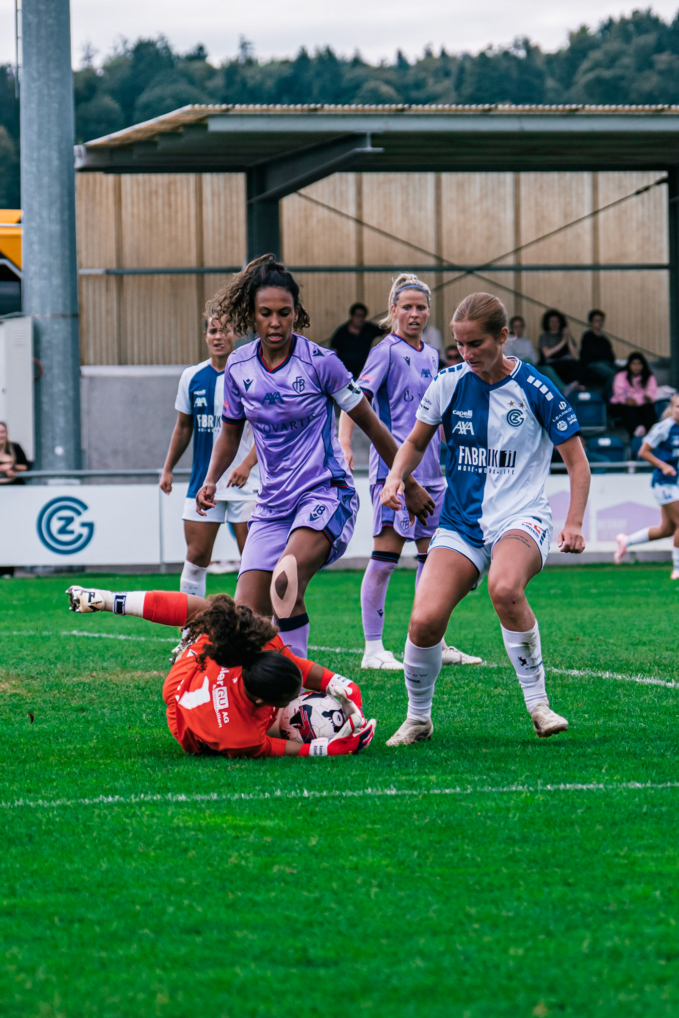 Match de l’AXA Women’s Super League opposant GC Frauenfussball et FC Basel 1893 au GC/Campus, Niederhasli (Platz 1). (Christian António/LibsVisuals.com)
