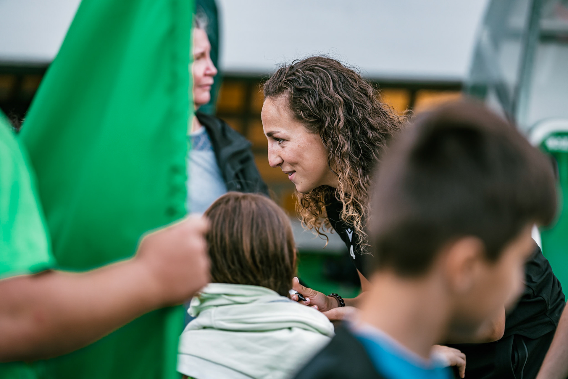 Match championnat LNB féminine opposant Yverdon Sport FC et FC Schlieren au Stade Municipal. (Christian António/LibsVisuals.com)