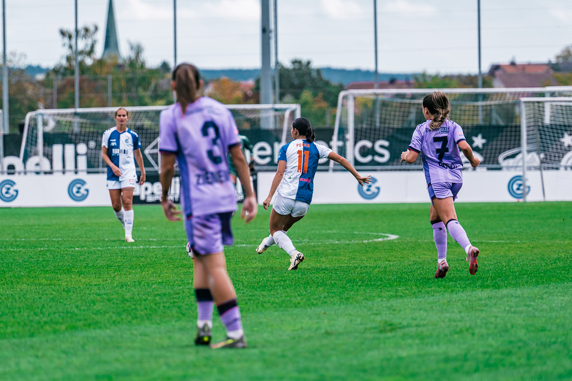 Match de l’AXA Women’s Super League opposant GC Frauenfussball et FC Basel 1893 au GC/Campus, Niederhasli (Platz 1). (Christian António/LibsVisuals.com)
