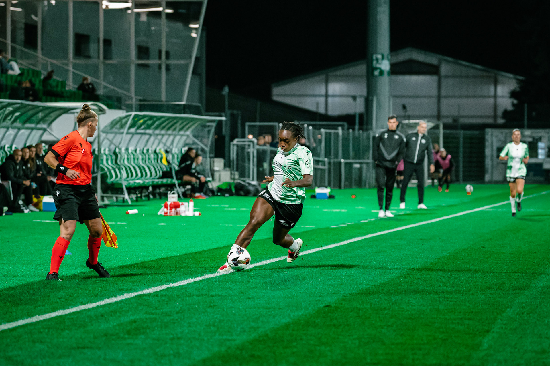 Match de championnat LNB (féminine) opposant Yverdon Sport FC et FC Wil 1900 au Stade Municipal, Yverdon. (Christian António/LibsVisuals.com)