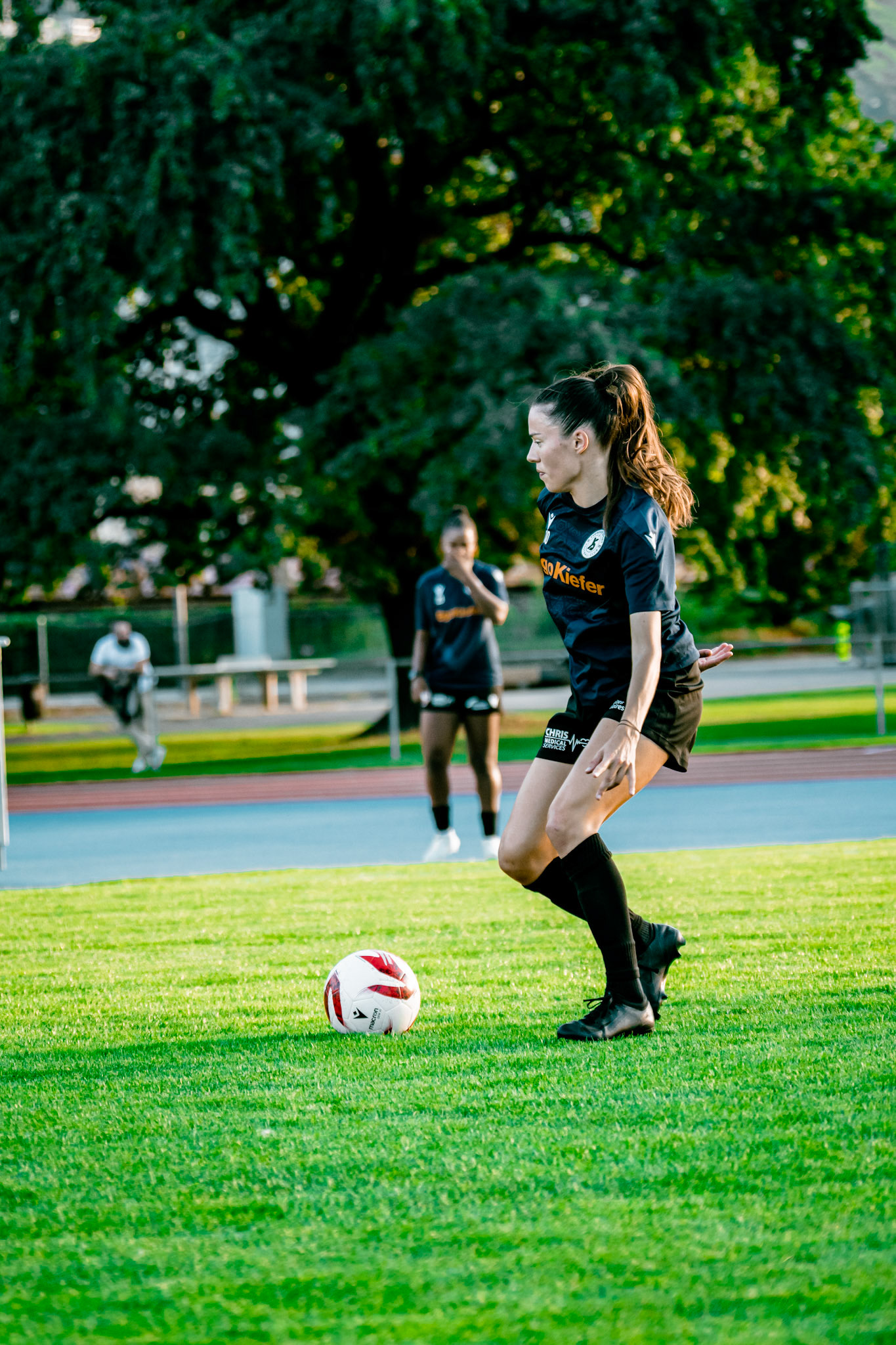 Match de championnat LNB (féminine) opposant le FC Sion Féminin à Yverdon Sport FC à l’Ancien Stand, Sion. (Christian António/LibsVisuals.com)