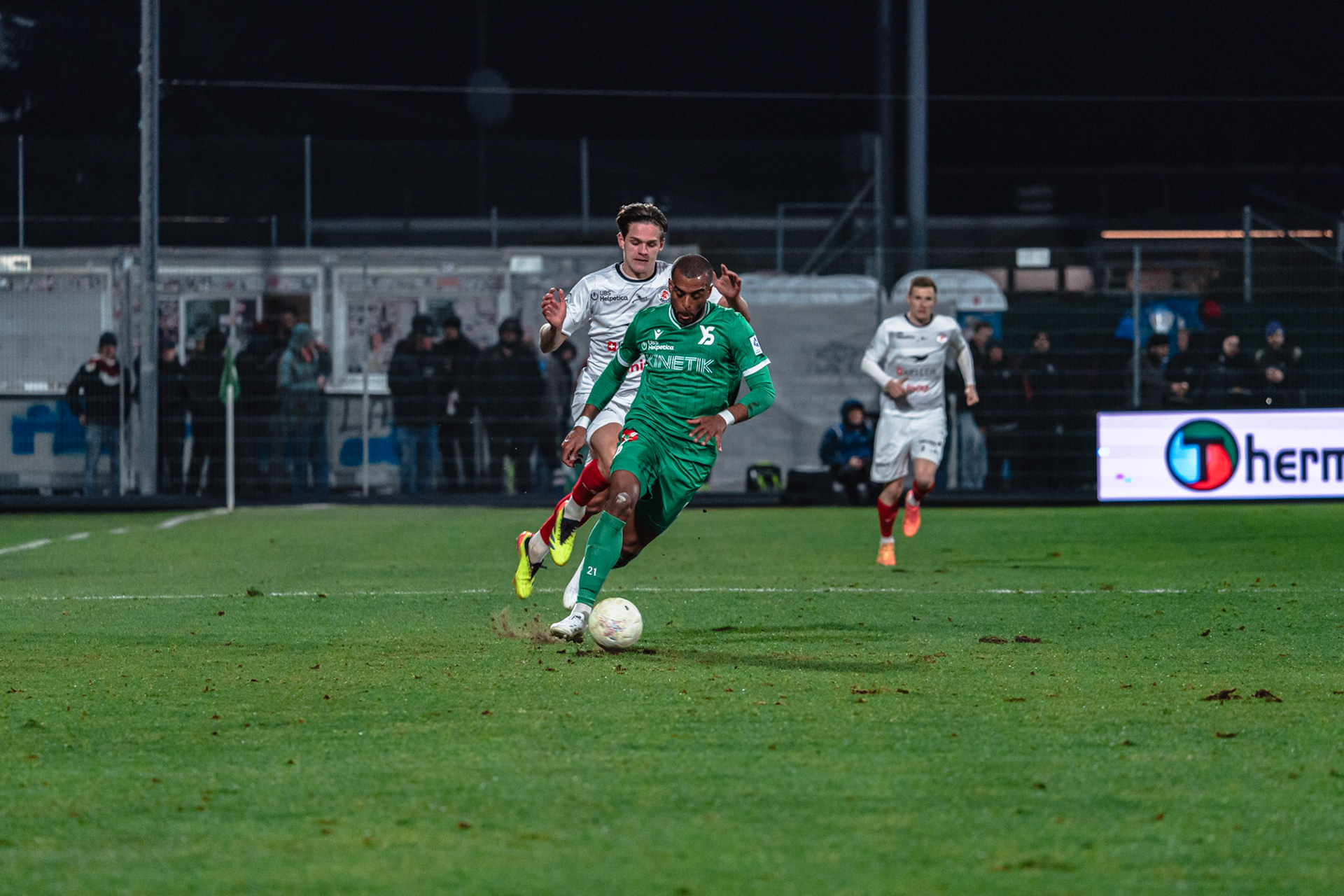 Yverdon Sport FC et FC Winterthur au Stade Municipal. (Christian António/LibsVisuals.com)