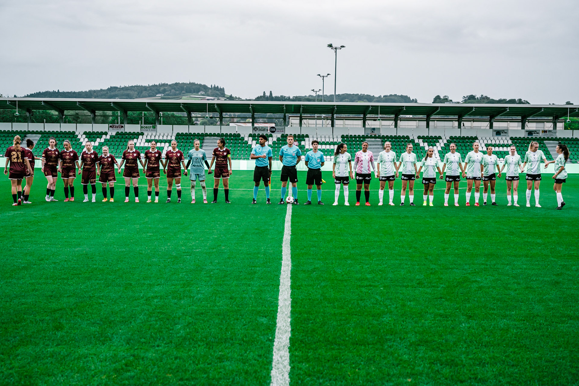 Match championnat LNB féminine opposant Yverdon Sport FC et FC Solothurn Frauen au Stade Municipal. (Christian António/LibsVisuals.com)