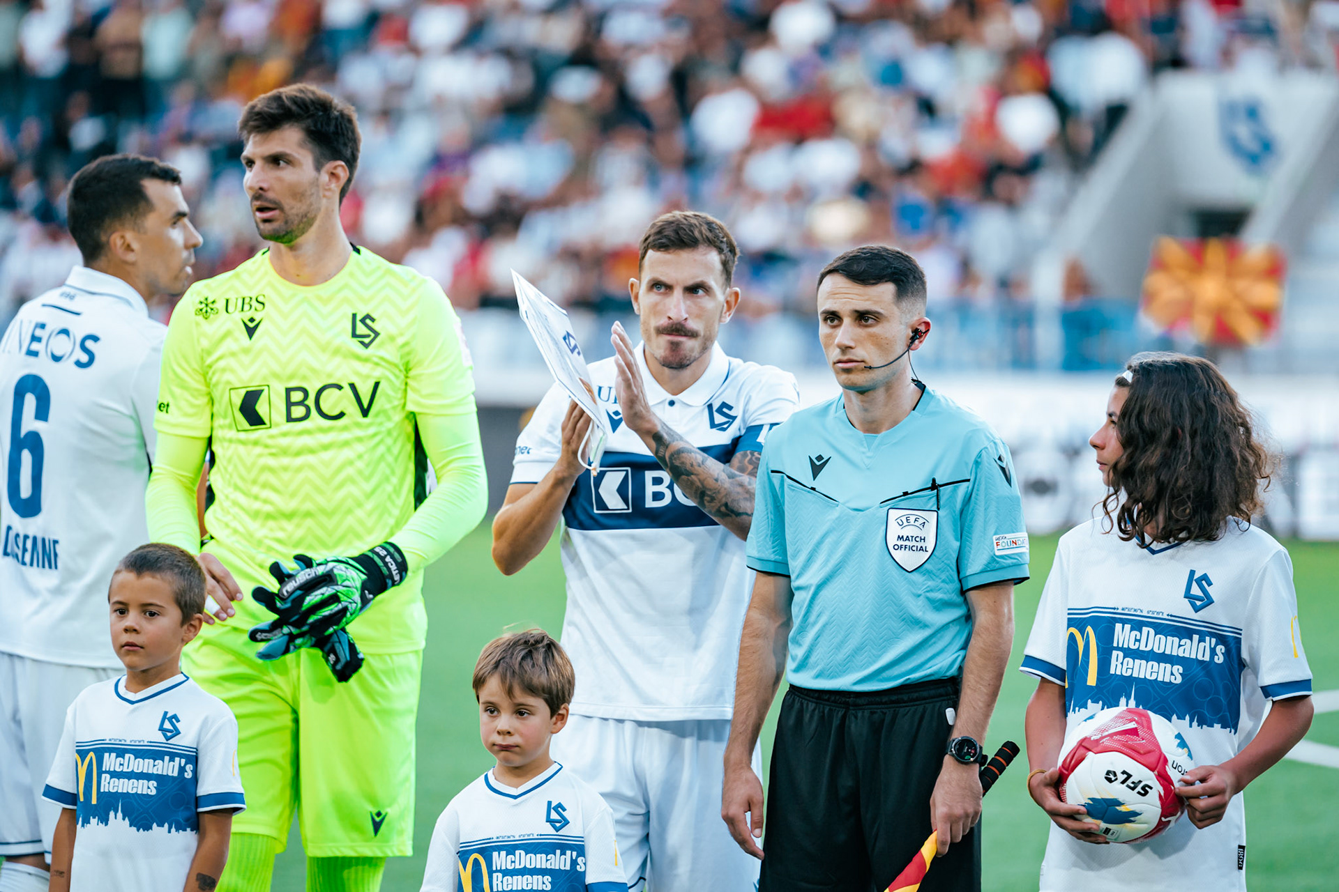 Lausanne-Sport - Vardar Skopje au Stade de la Tuilière. (Christian António/LibsVisuals.com)