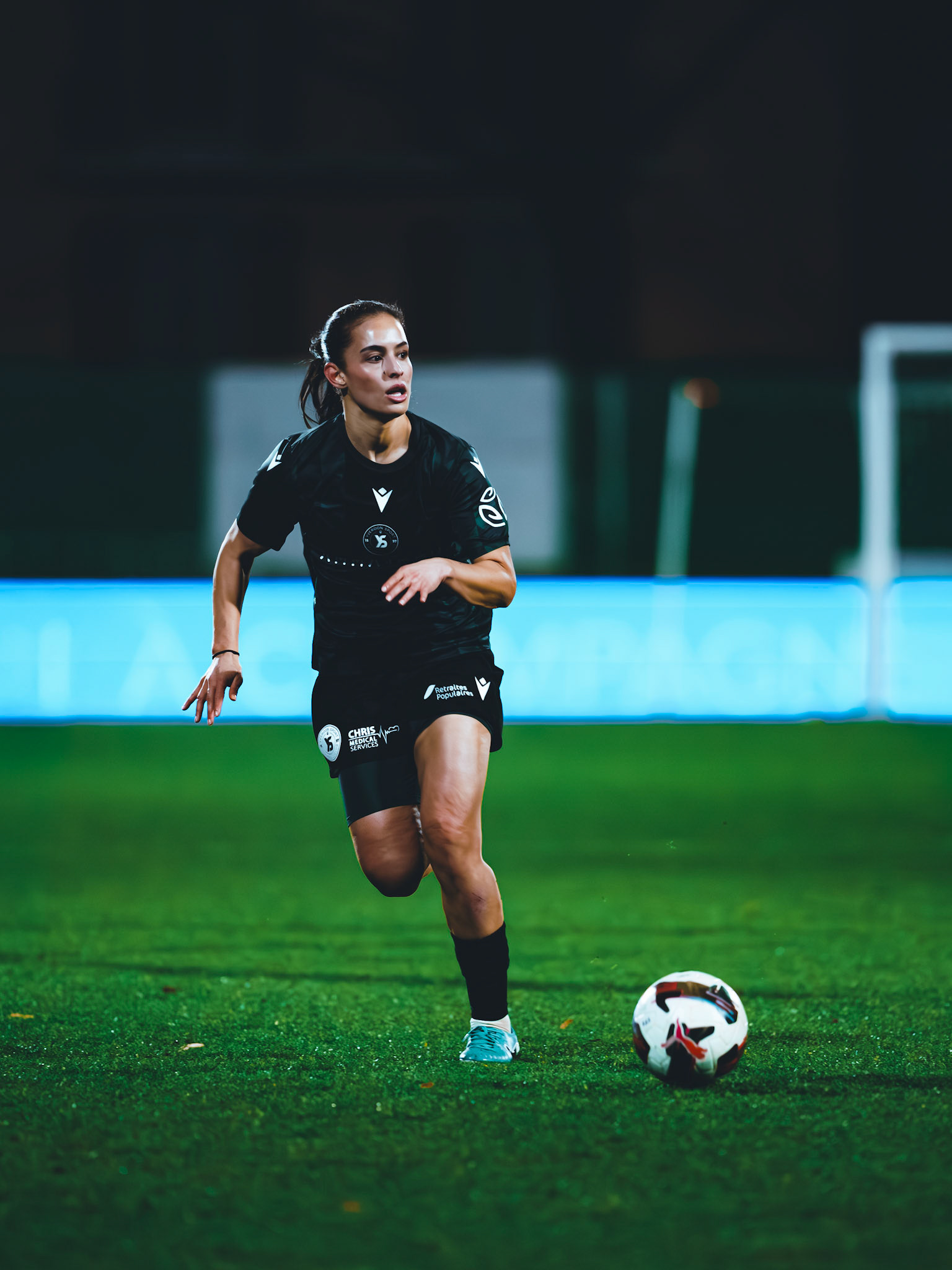 Match amical international opposant Yverdon Sport Féminin et KFV Prishtina au Stade Municipal. (Christian António / LibsVisuals.com)