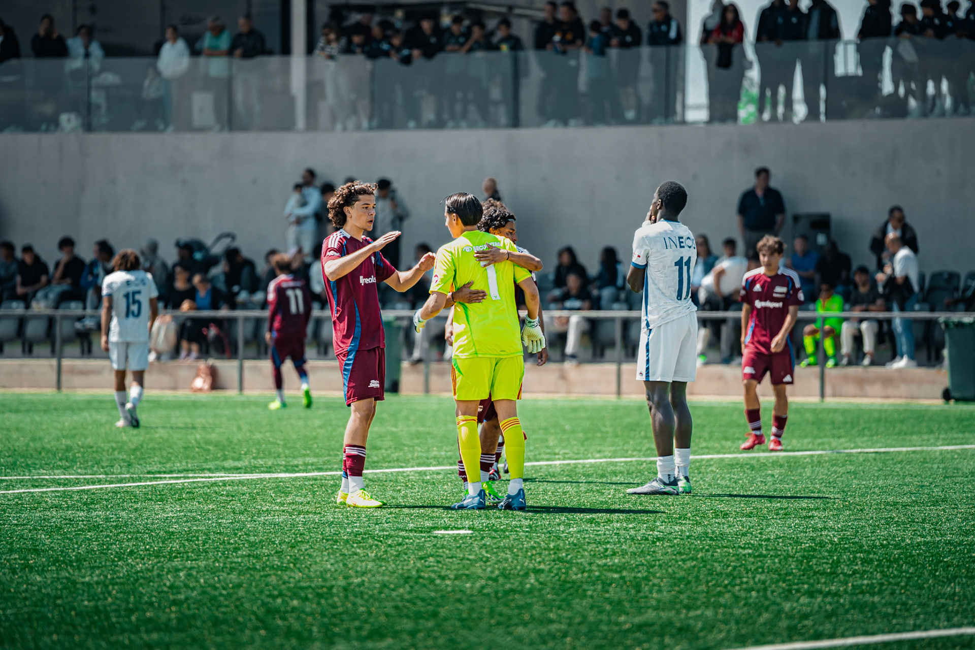 FC Lausanne-Sport M-17 et Servette FC M-17 au Centre sportif+ Stade de la Tuilière. (Christian António/LibsVisuals.com)