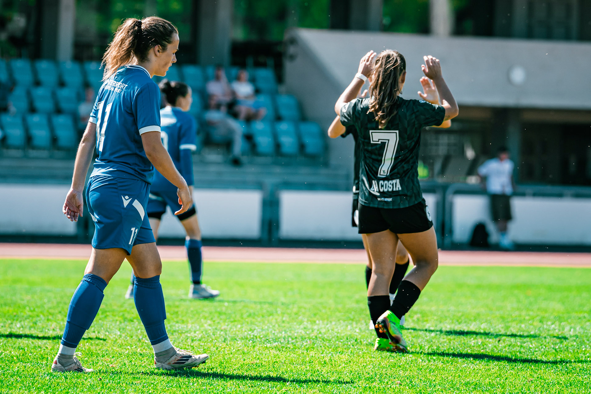 Match AXA Women’s Cup opposant FC Concordia Basel - Yverdon Sport FC au Sportanlagen St. Jakob. (Christian António/LibsVisuals.com)