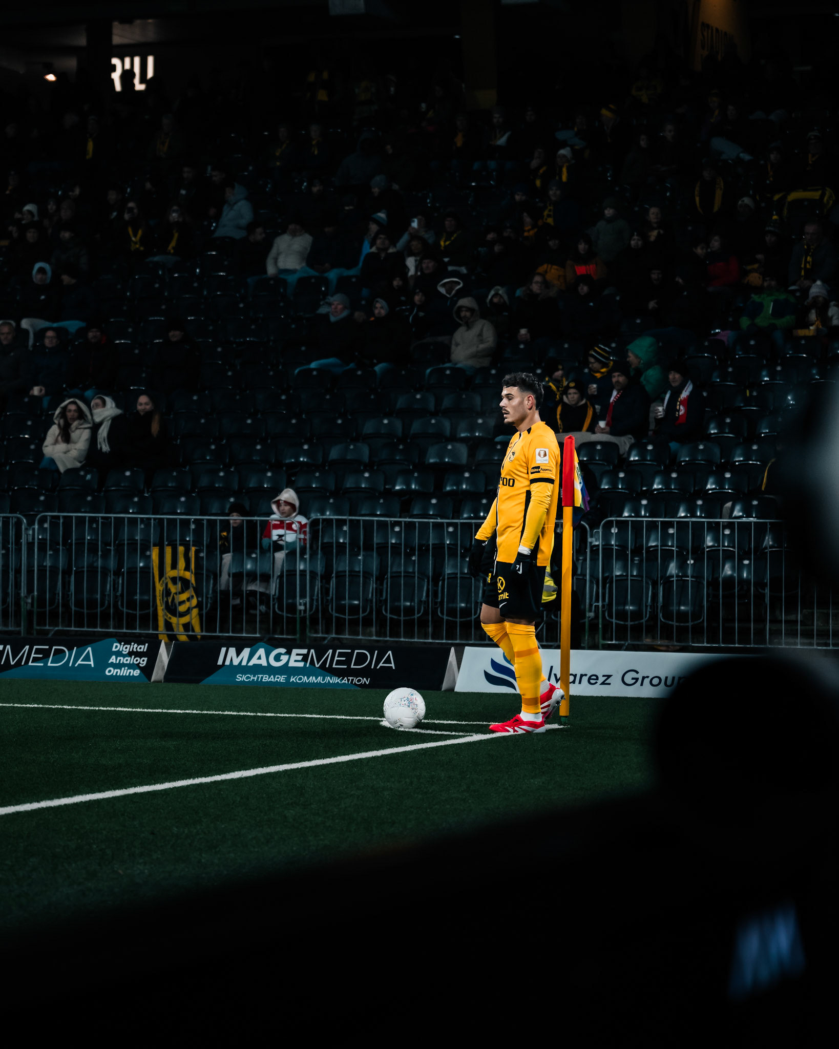 Filip Ugrinic, Milieu du BSC Young Boys lors du match entre BSC Young Boys et FC Winterthur au Stadion Wankdorf. (Christian António/LibsVisuals.com)
