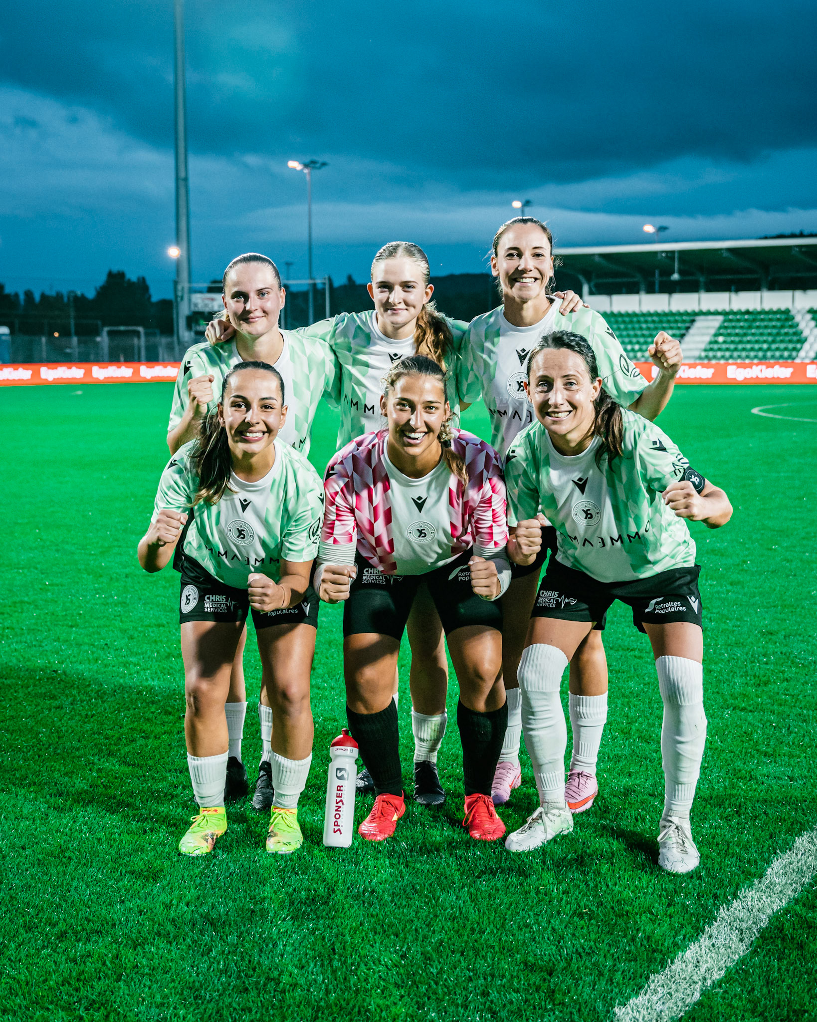 Match championnat LNB féminine opposant Yverdon Sport FC et FC Solothurn Frauen au Stade Municipal. (Christian António/LibsVisuals.com)