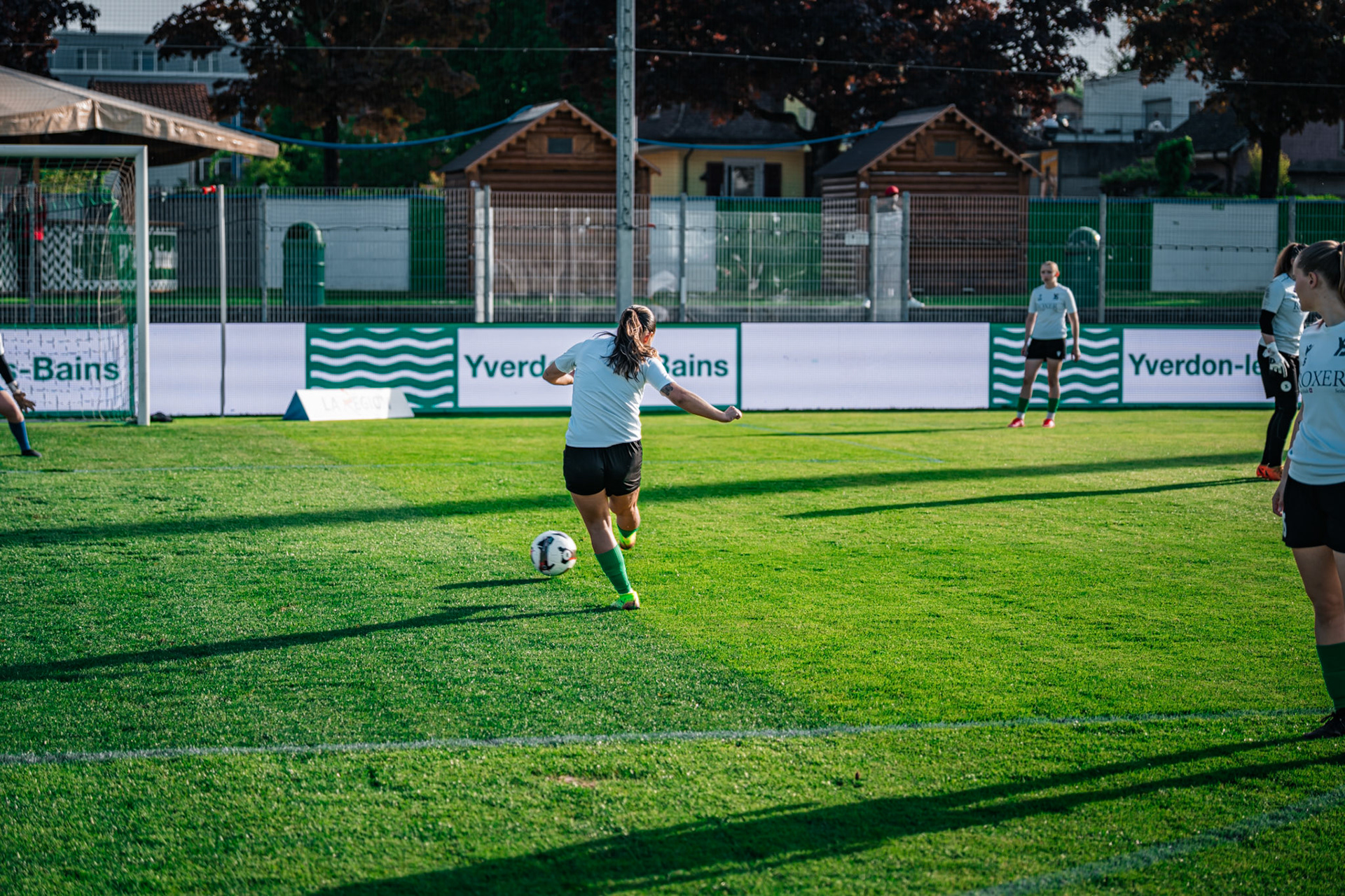 Yverdon Sport FC et FC Rapperswil-Jona au Stade Municipal. (Christian António/LibsVisuals.com)