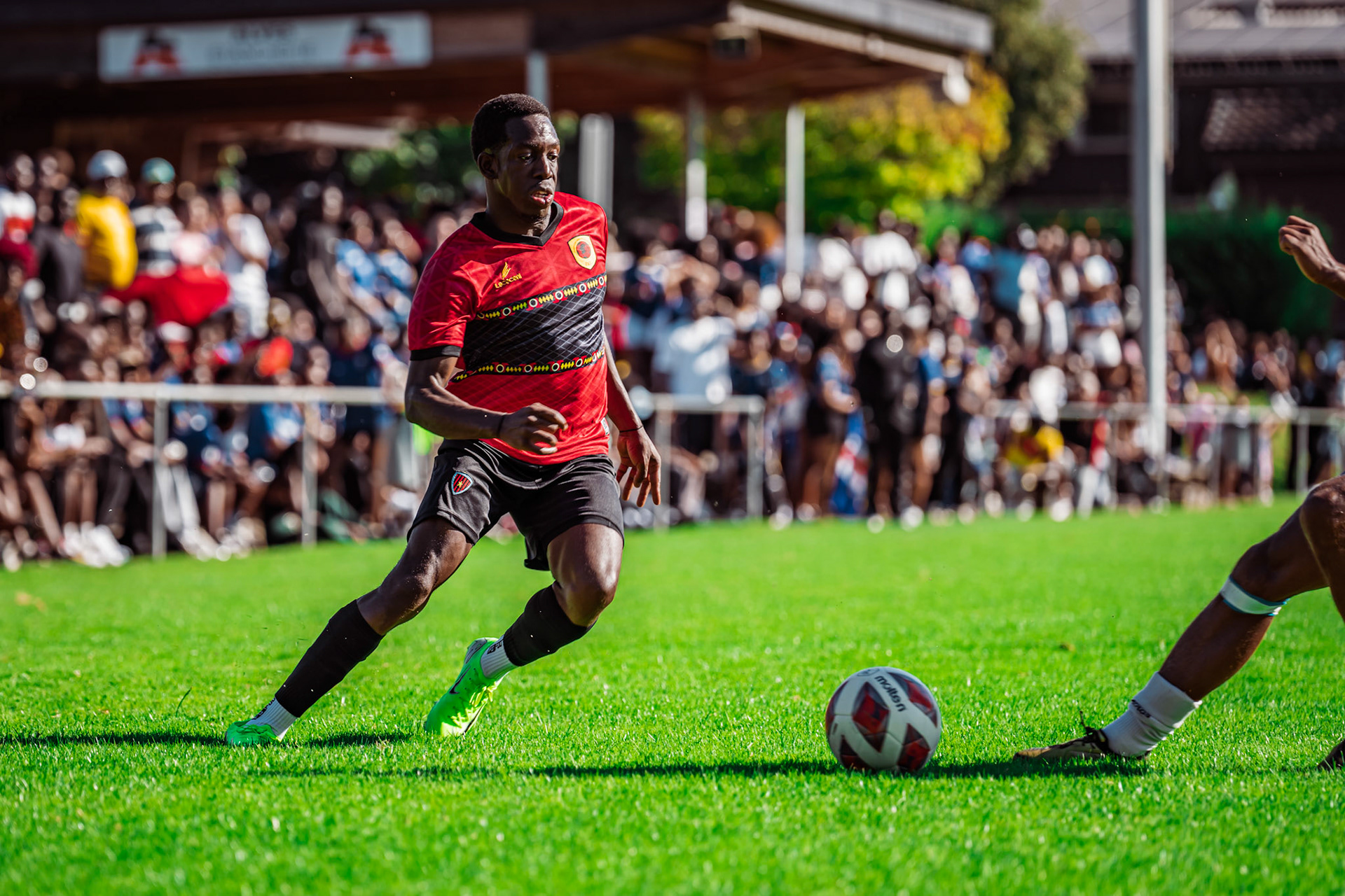 Match amical opposant l’Angola et le Cap-Vert (CanFribourg) au Terrain Communal de Corminboeuf. (Christian António/LibsVisuals.com)