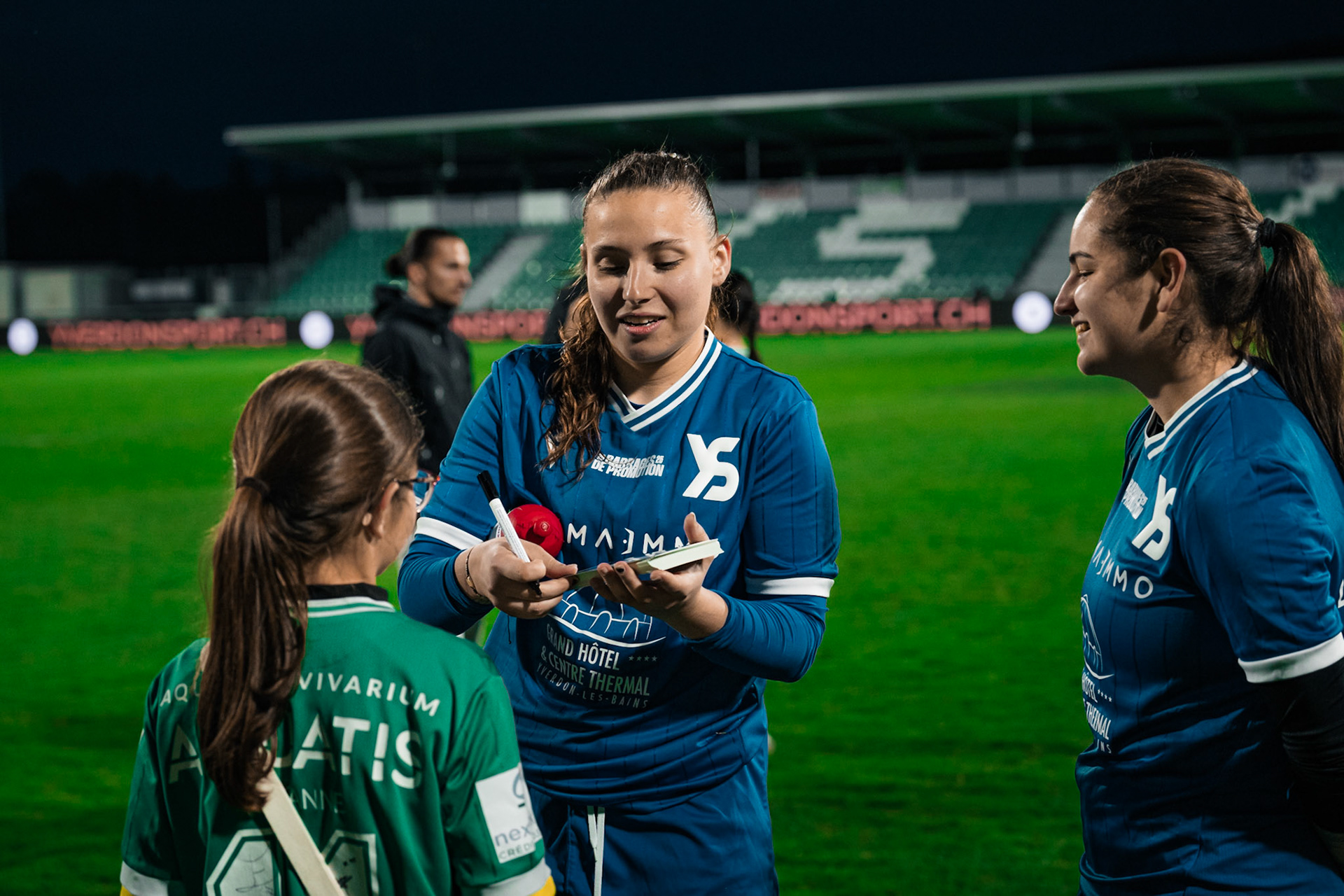 Yverdon Sport FC et Frauenteam Thun Berner-Oberland au Stade Municipal. (Christian António/LibsVisuals.com)