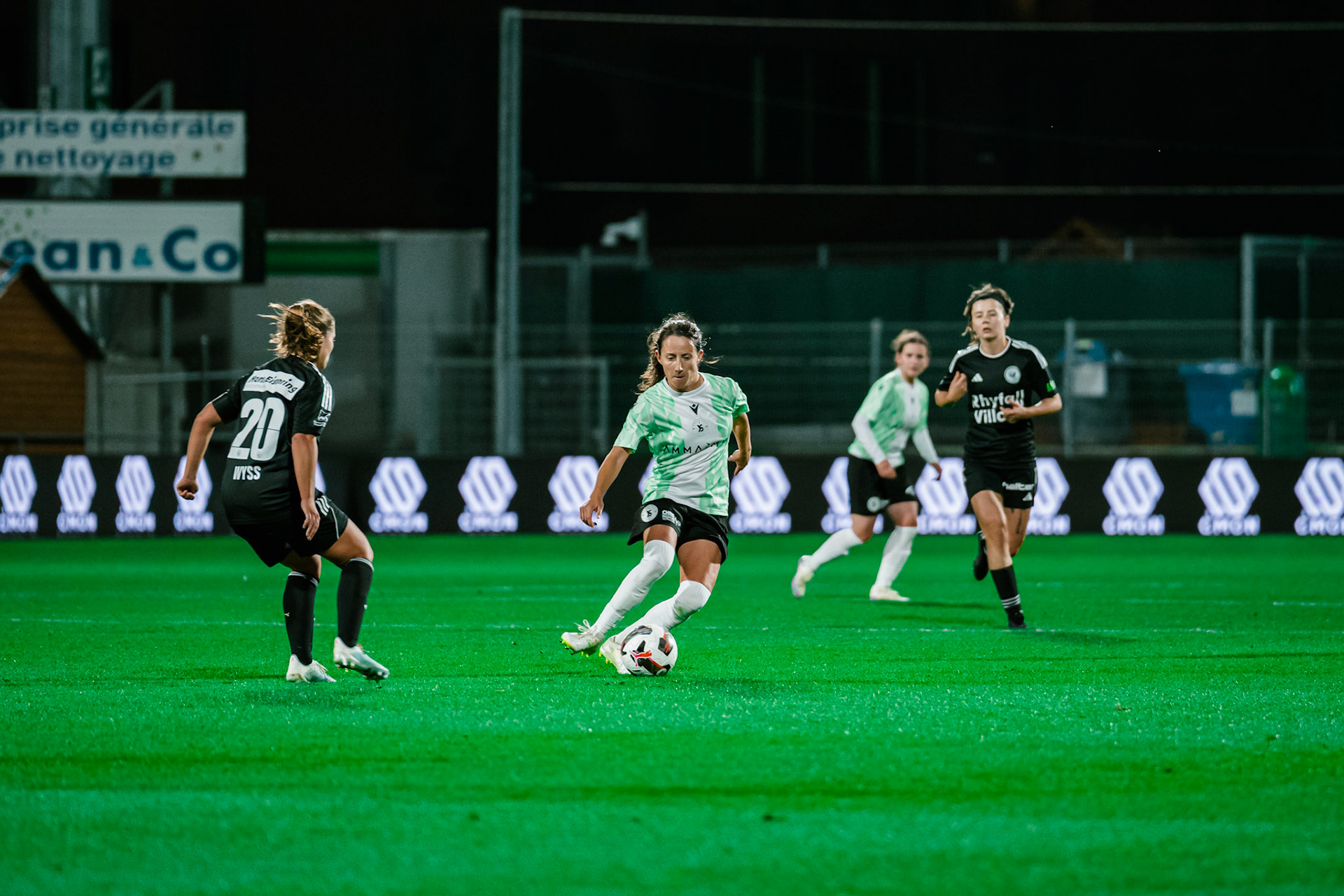 Match de championnat LNB (féminine) opposant Yverdon Sport FC et FC Wil 1900 au Stade Municipal, Yverdon. (Christian António/LibsVisuals.com)