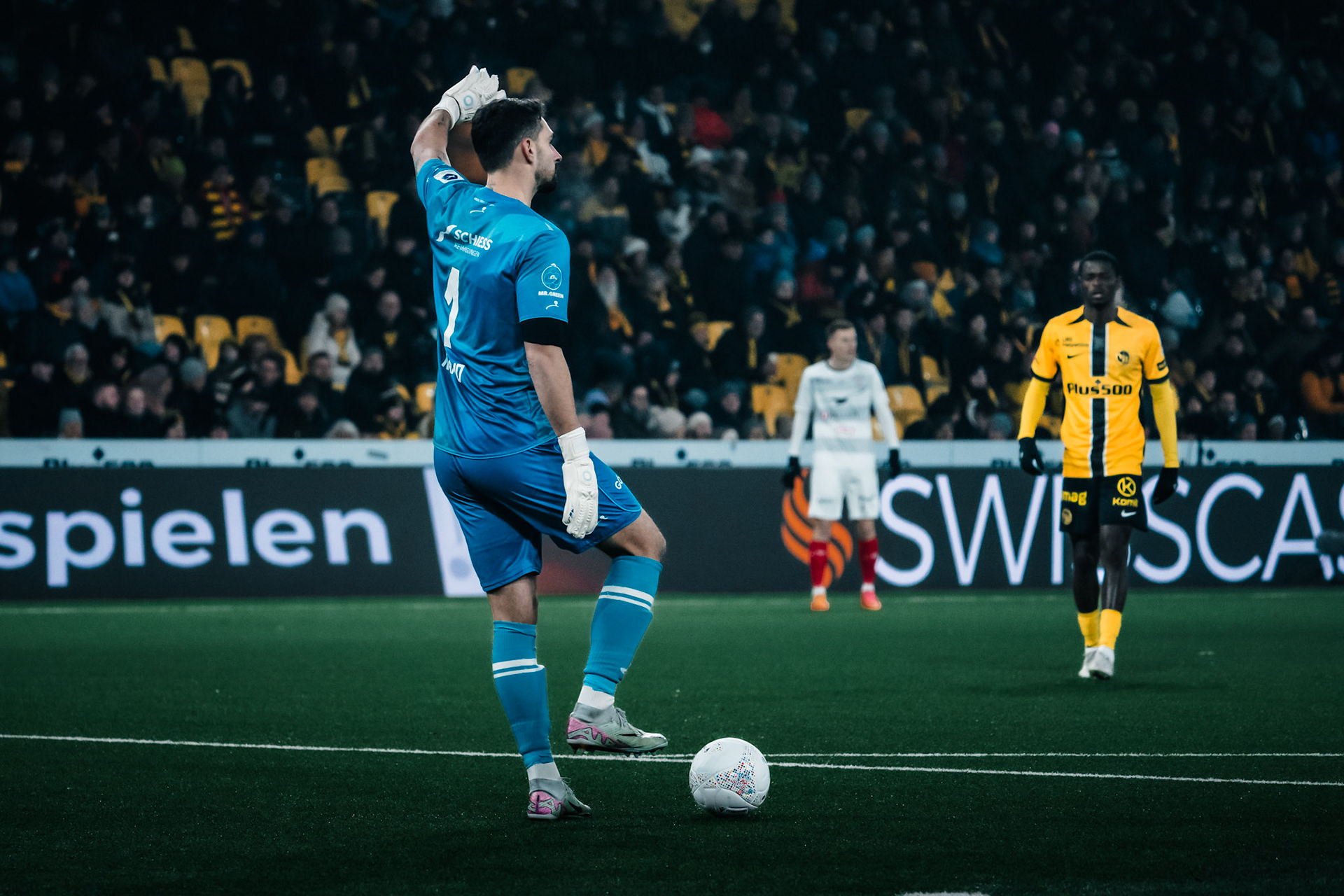 Stefanos Kapino, Gardien du FC Winterthur lors du match entre BSC Young Boys et FC Winterthur au Stadion Wankdorf. (Christian António/LibsVisuals.com)