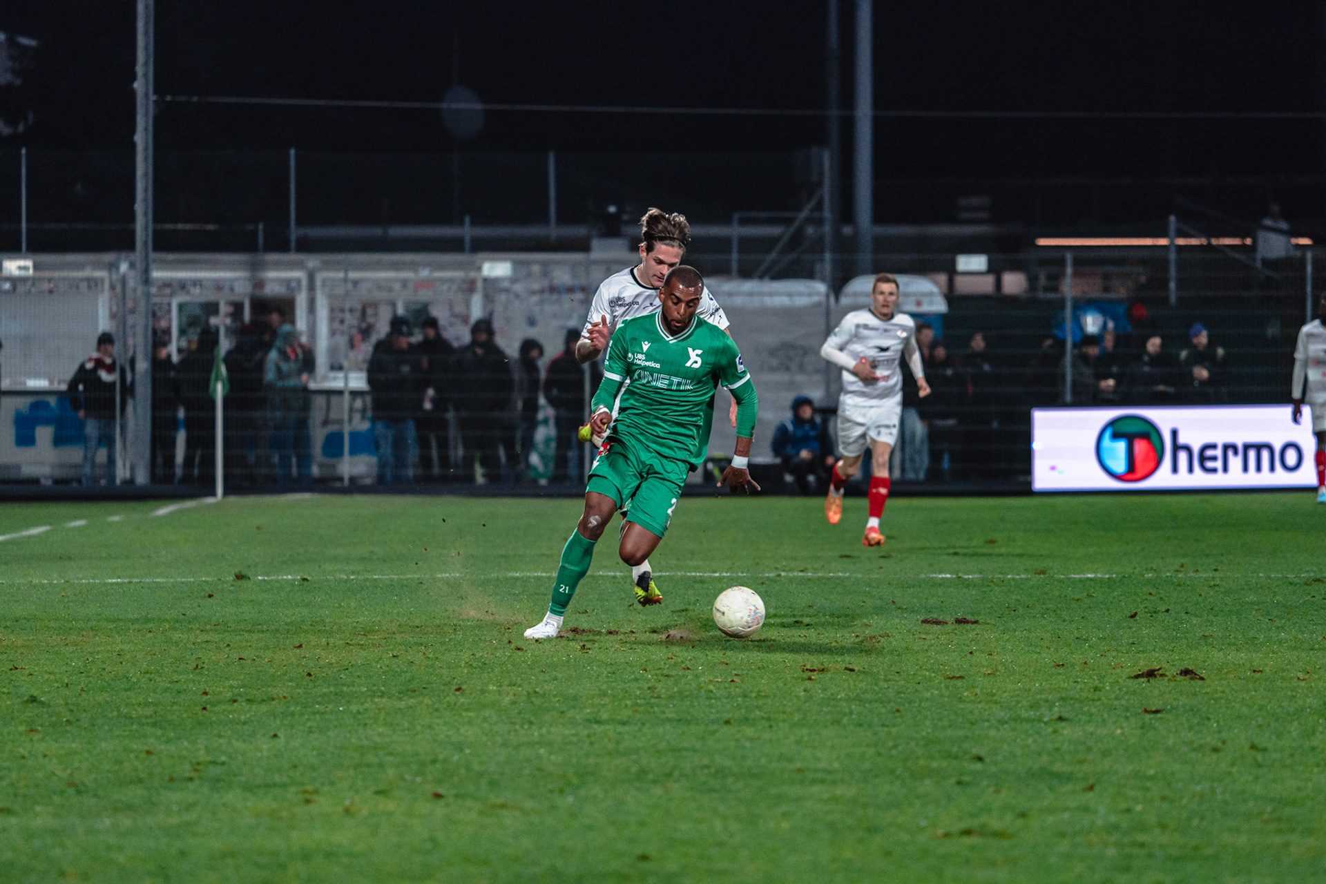 Yverdon Sport FC et FC Winterthur au Stade Municipal. (Christian António/LibsVisuals.com)