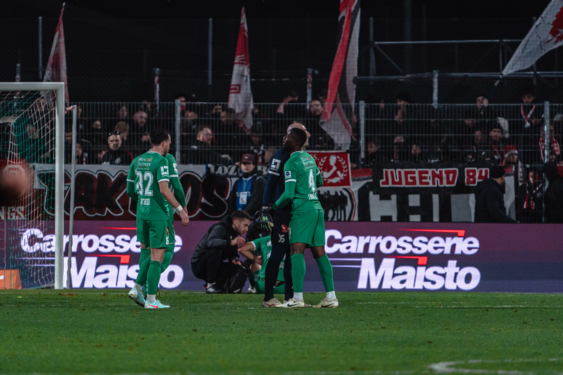 Yverdon Sport FC et FC Winterthur au Stade Municipal. (Christian António/LibsVisuals.com)