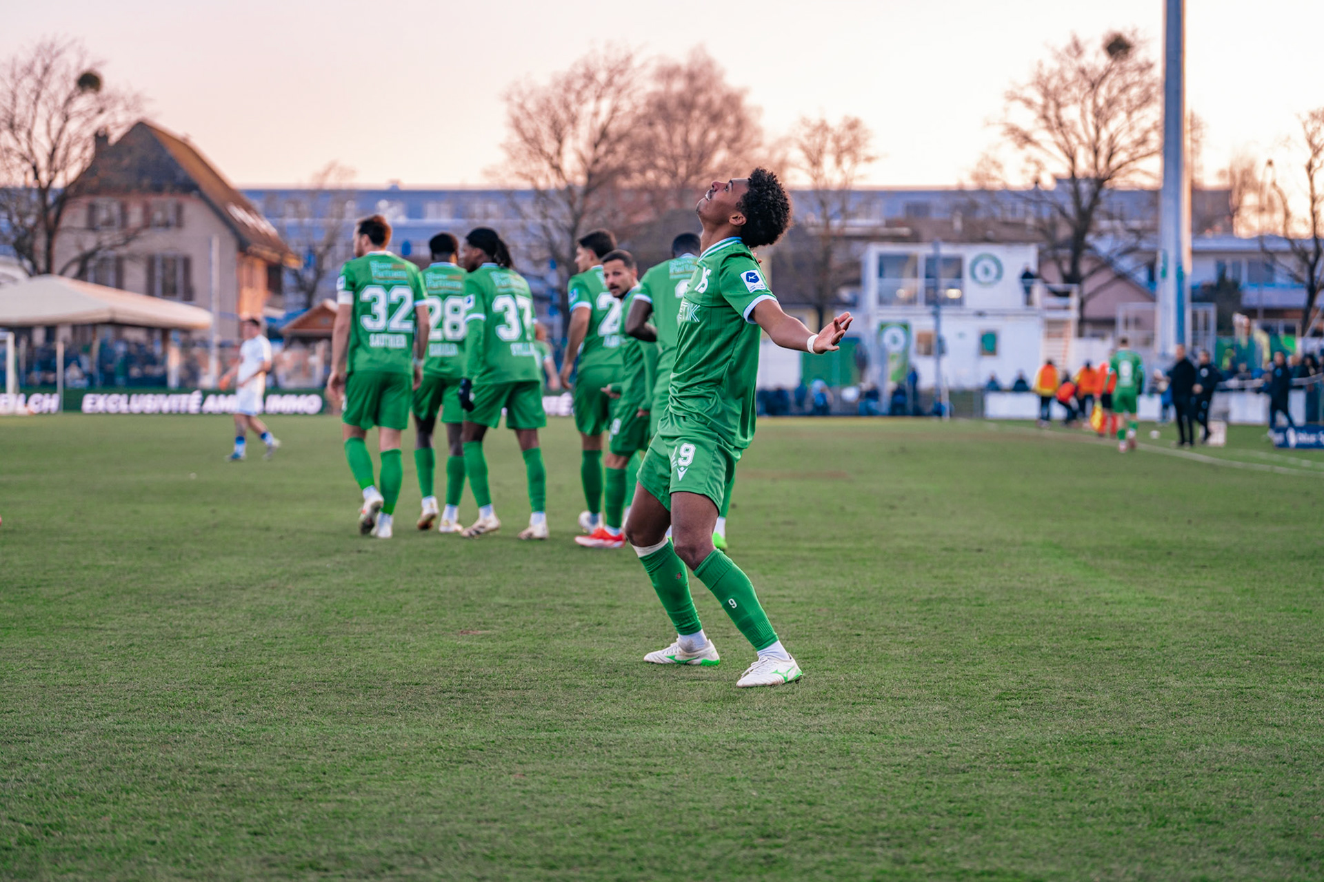 Yverdon Sport FC et FC Luzern au Stade Municipal. (Christian António/LibsVisuals.com)