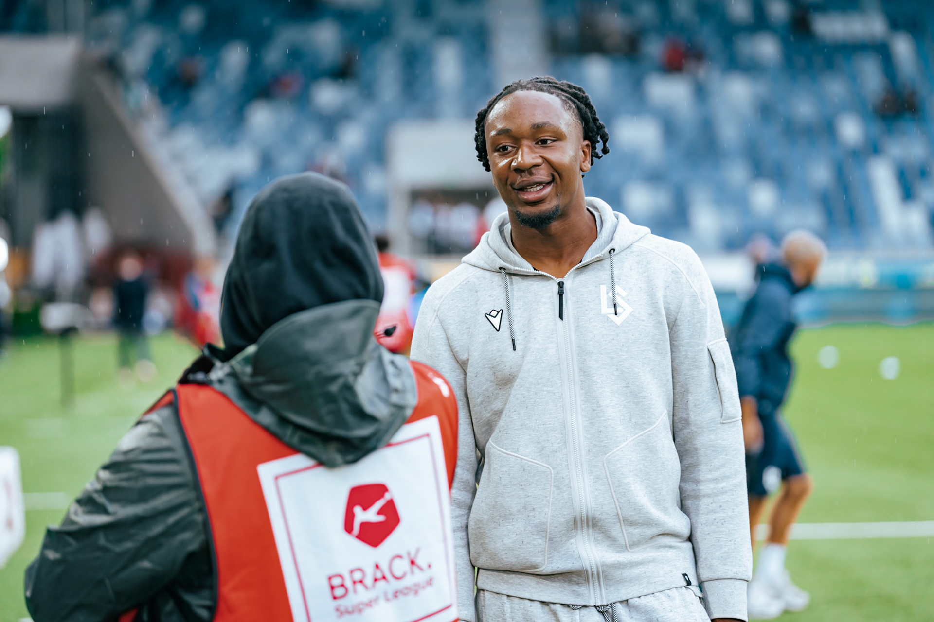 Match aller du tour de barrage de l’UEFA Europa Conference League 2025/26 opposant Lausanne-Sport et le Beşiktaş JK au Stade de la Tuilière. (Christian António/LibsVisuals.com)