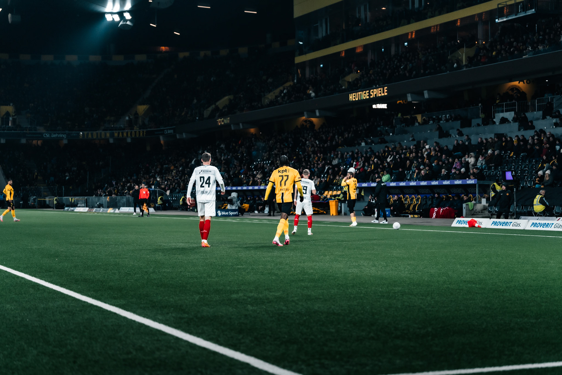 Joël Monteiro, Milieu du BSC Young Boys lors du match entre BSC Young Boys et FC Winterthur au Stadion Wankdorf. (Christian António/LibsVisuals.com)