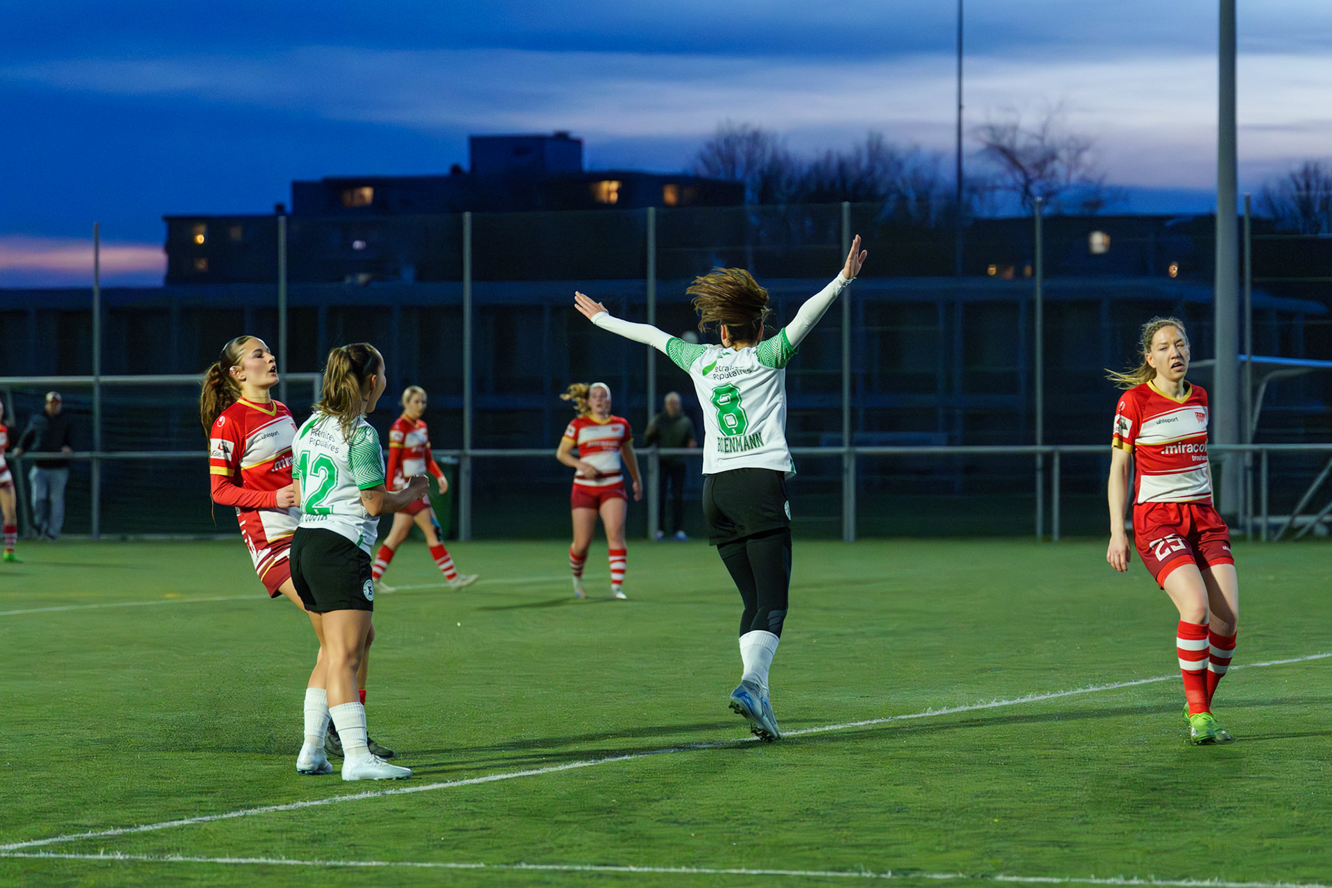 FC Solothurn Frauen et Yverdon Sport FC au Stadion FC Solothurn. (Christian António/LibsVisuals.com)
