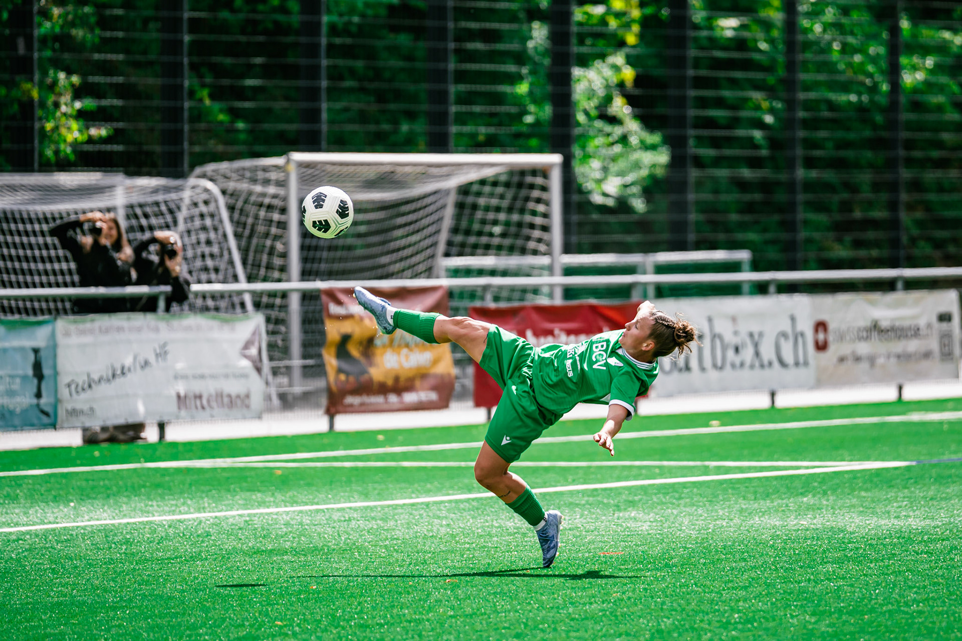 Match championnat opposant BSC YB Frauen U-20 - Yverdon Sport U-20 au Sportplatz Wyler. (Christian António/LibsVisuals.com)