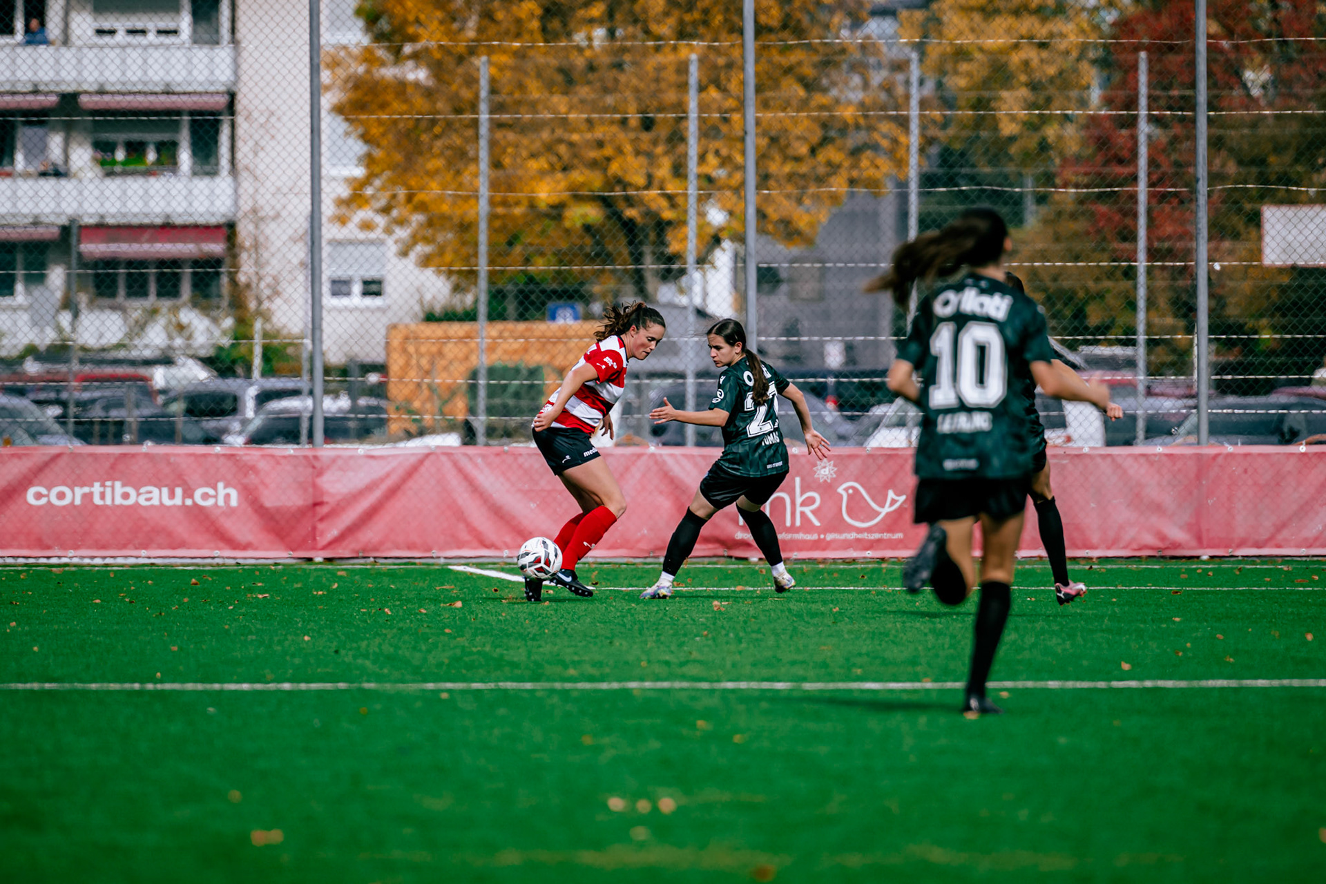 Match de championnat LNB Féminine opposant le FC Winterthur et Yverdon Sport FC au Schützenwiese, Winterthur. (Christian António/LibsVisuals.com)