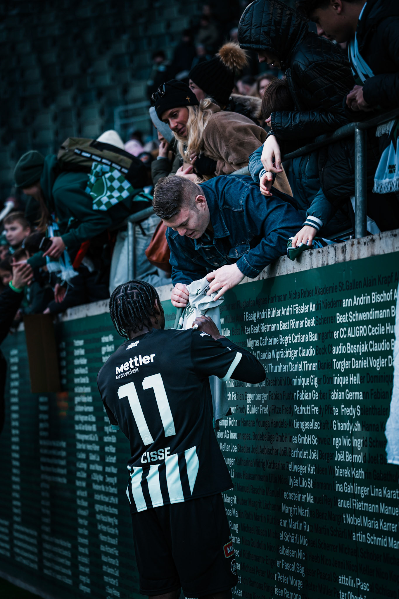 FC Saint-Gall 1879 et Lausanne-Sport FC au Kybunpark. (Christian António/LibsVisuals.com)