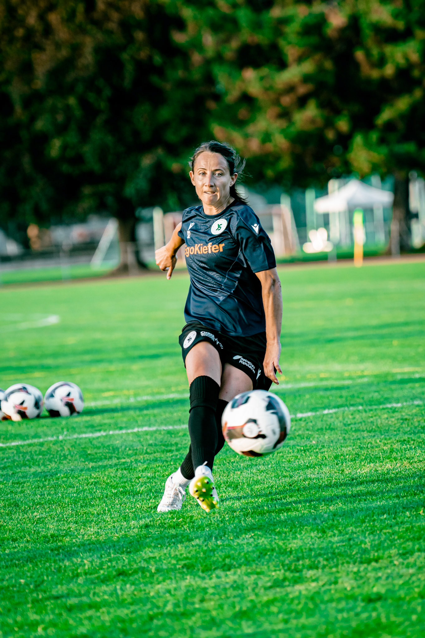 Match de championnat LNB (féminine) opposant le FC Sion Féminin à Yverdon Sport FC à l’Ancien Stand, Sion. (Christian António/LibsVisuals.com)