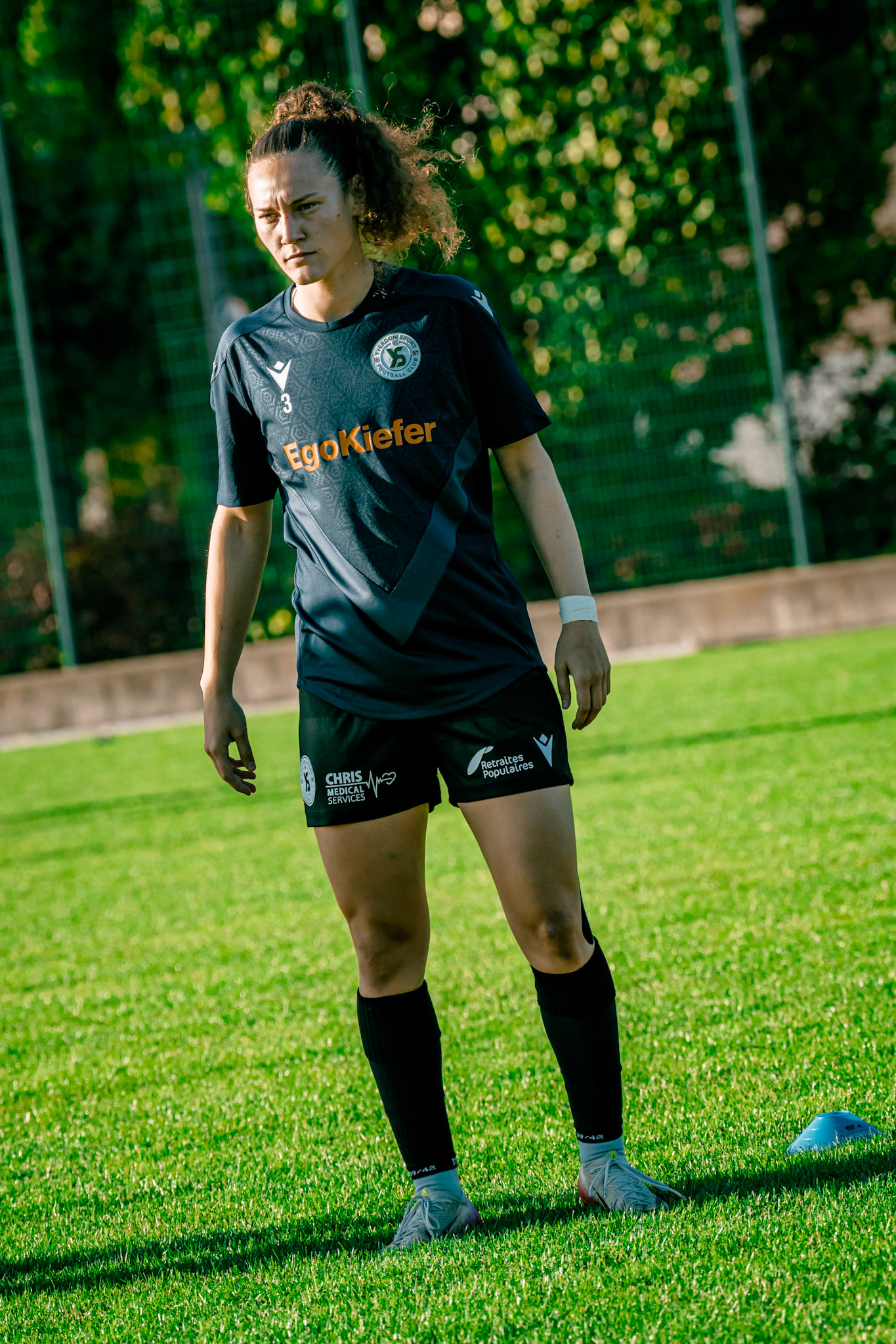 Match de championnat LNB (féminine) opposant le FC Sion Féminin à Yverdon Sport FC à l’Ancien Stand, Sion. (Christian António/LibsVisuals.com)