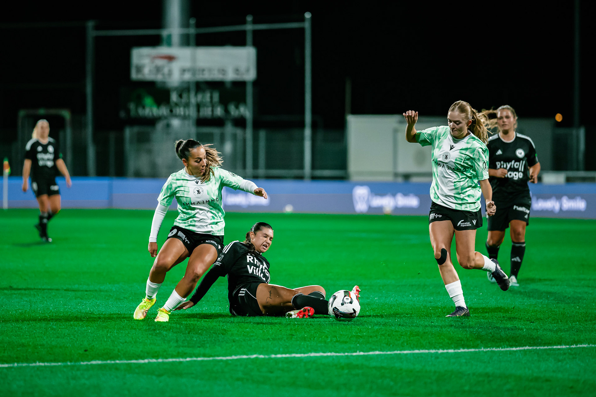 Match de championnat LNB (féminine) opposant Yverdon Sport FC et FC Wil 1900 au Stade Municipal, Yverdon. (Christian António/LibsVisuals.com)