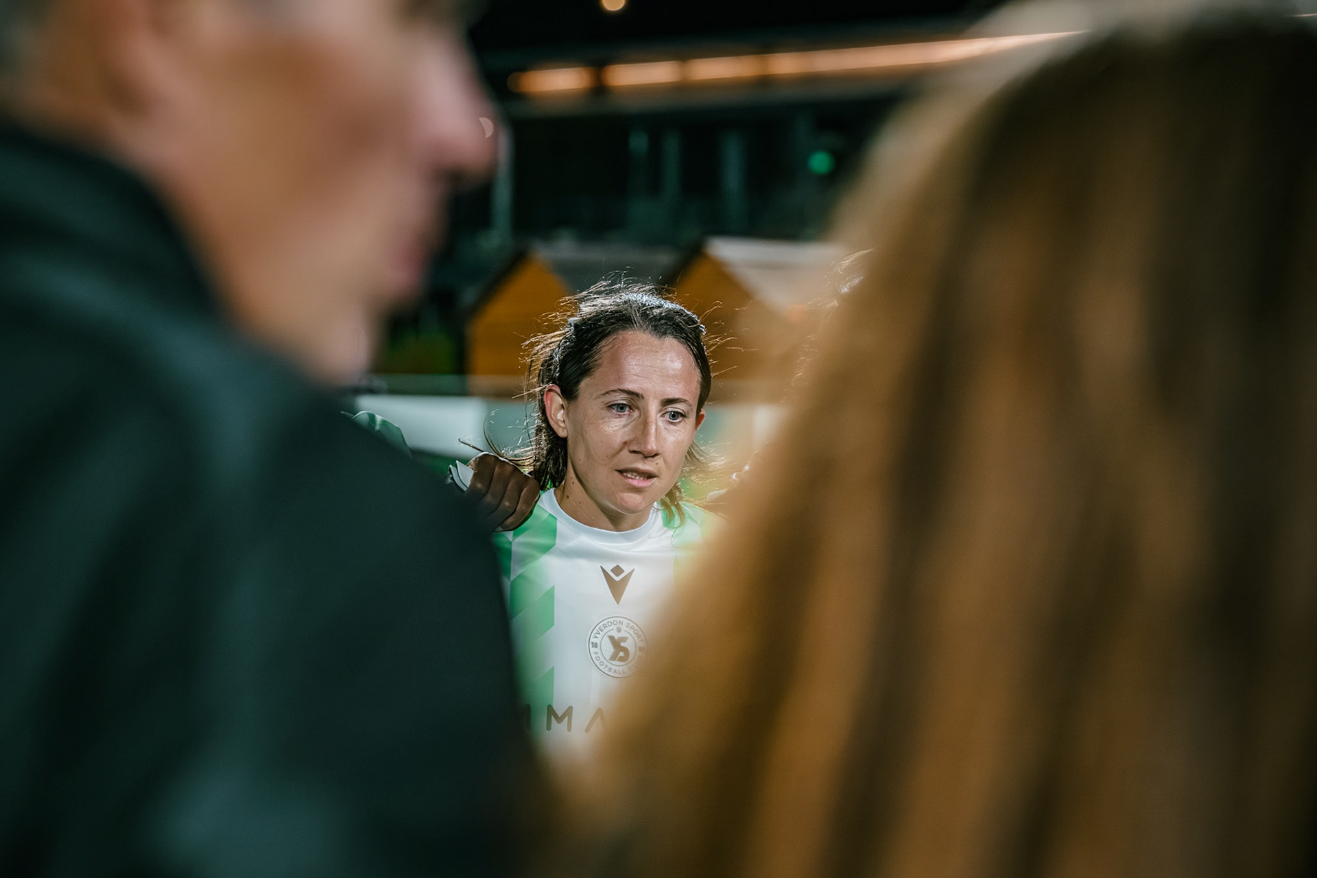 Match championnat LNB féminine opposant Yverdon Sport FC et FC Oerlikon/Polizei ZH 1 au Stade Municipal. (Christian António/LibsVisuals.com)