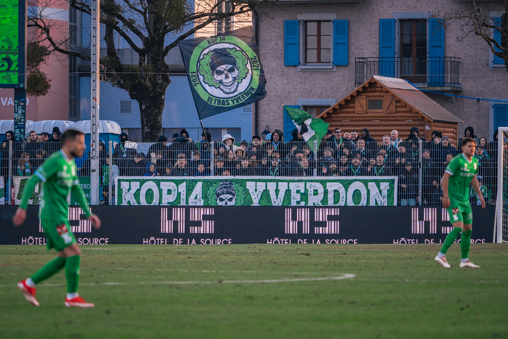 Yverdon Sport FC et FC Luzern au Stade Municipal. (Christian António/LibsVisuals.com)