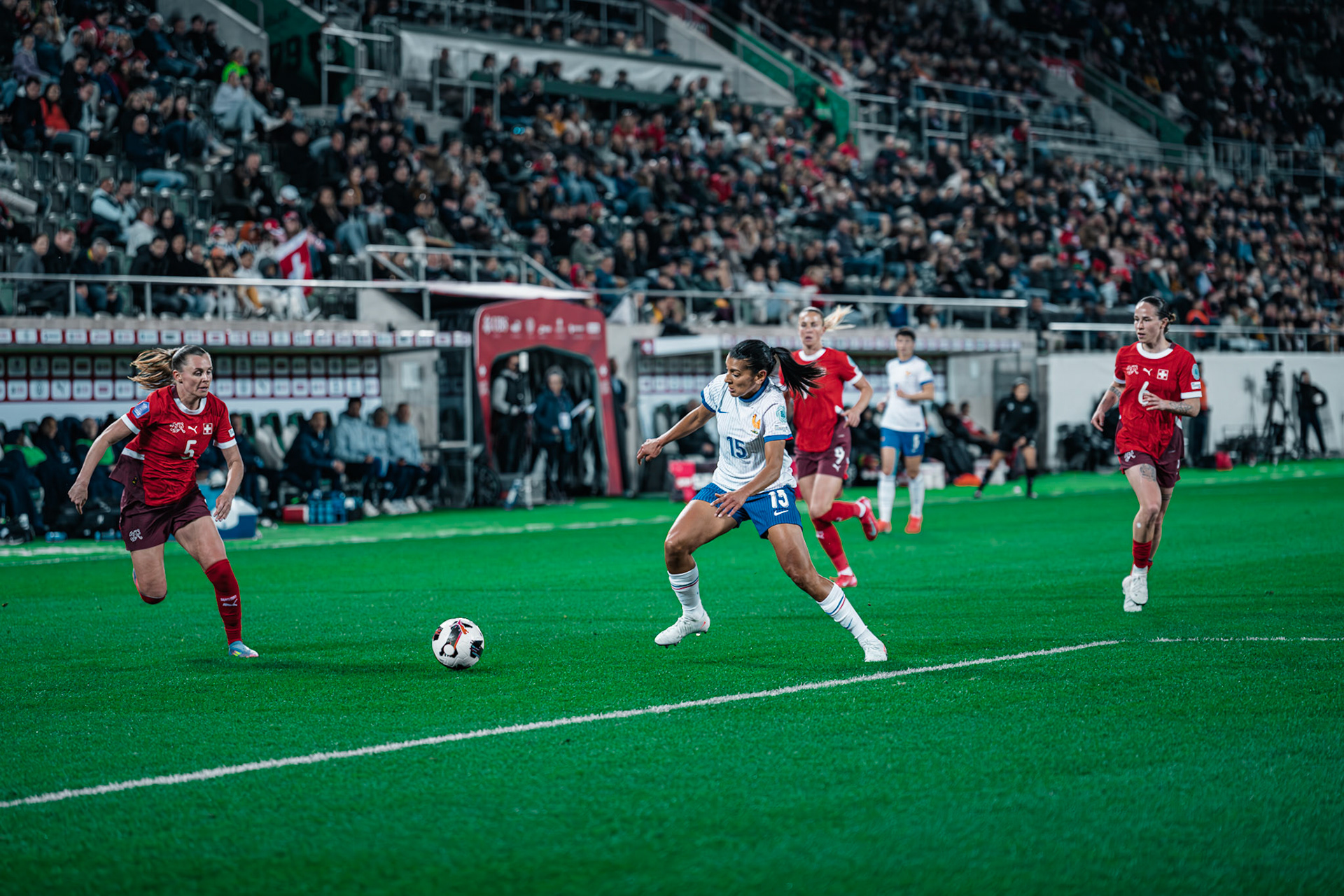 UEFA Women’s Nations League Suisse - France au Kybunpark. (Christian António/LibsVisuals.com)