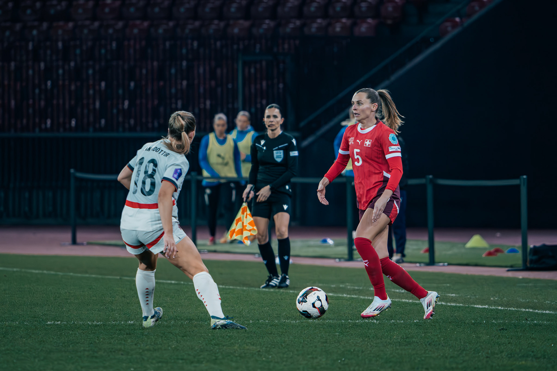 UEFA Women's Nations League Suisse - Islande au Stadion Letzigrund. (Christian António/LibsVisuals.com)