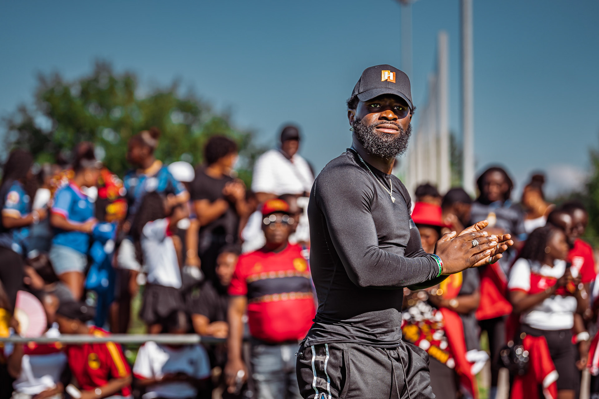 Match amical opposant l’Angola et le Cap-Vert (CanFribourg) au Terrain Communal de Corminboeuf. (Christian António/LibsVisuals.com)