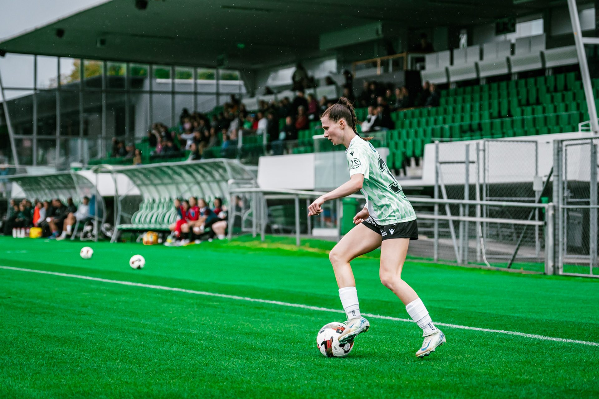 Match championnat LNB féminine opposant Yverdon Sport FC et FC Solothurn Frauen au Stade Municipal. (Christian António/LibsVisuals.com)