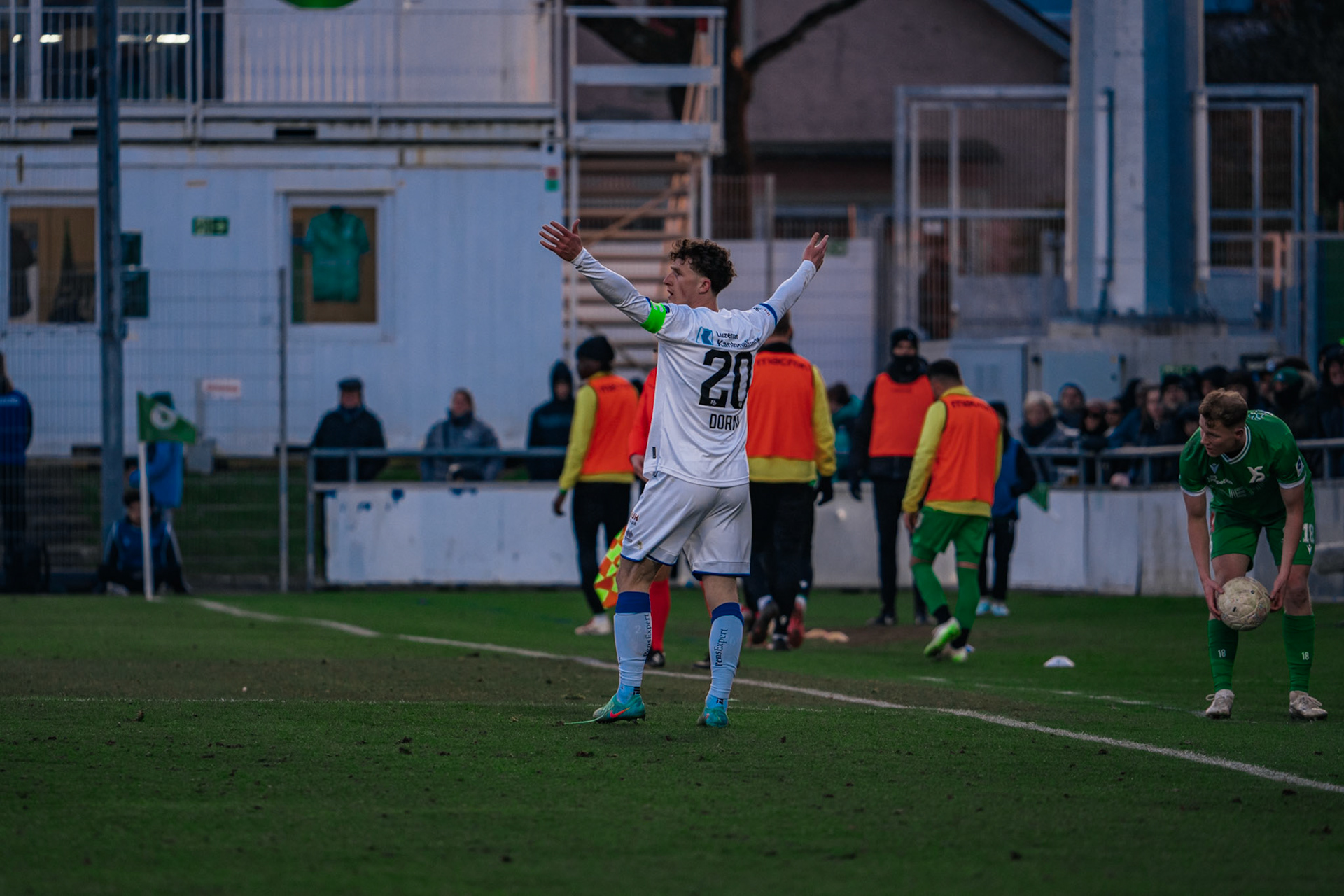Yverdon Sport FC et FC Luzern au Stade Municipal. (Christian António/LibsVisuals.com)