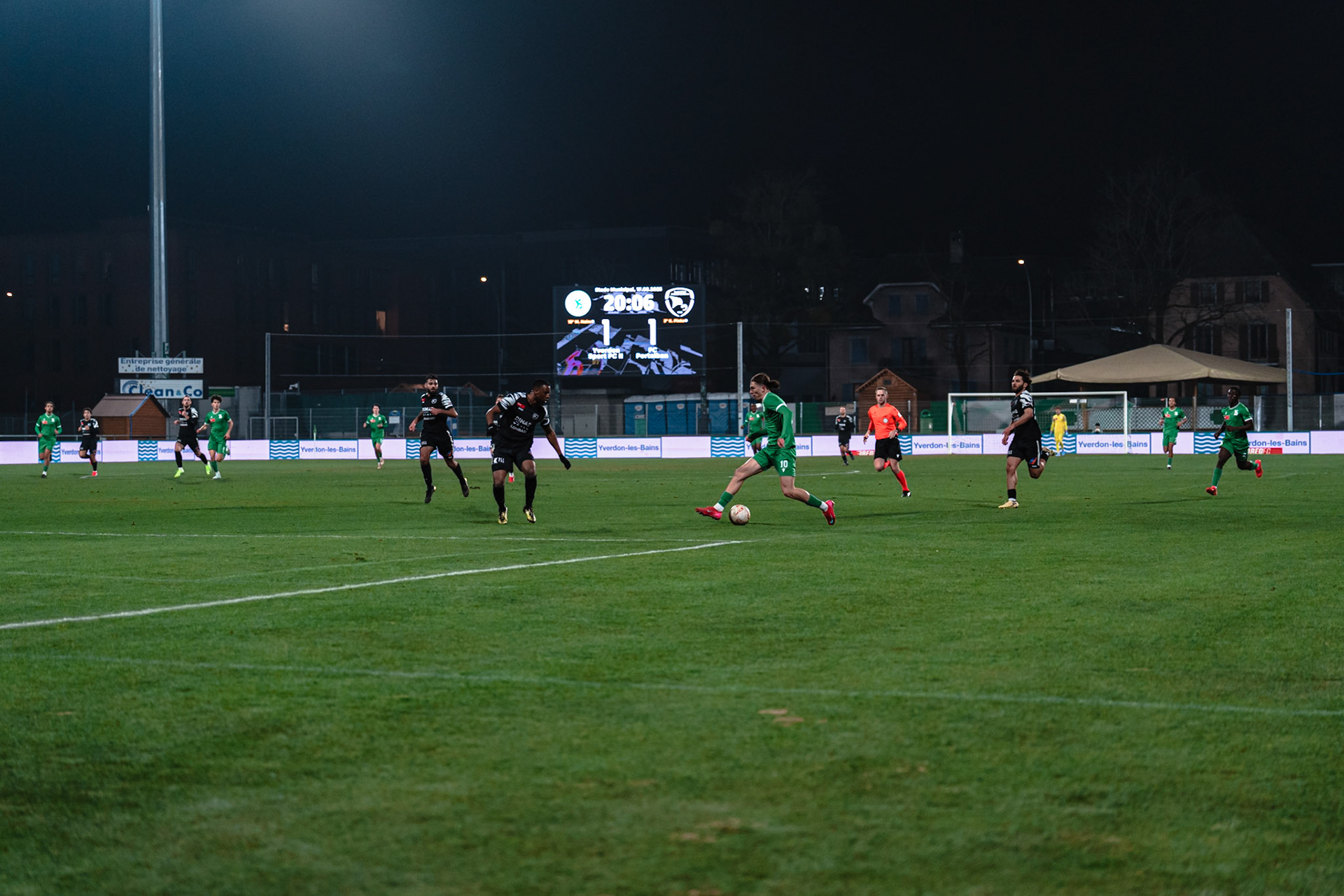 Yverdon Sport FC et Portalban-Gletterens au Stade Municipal (Christian António/LibsVisuals.com)