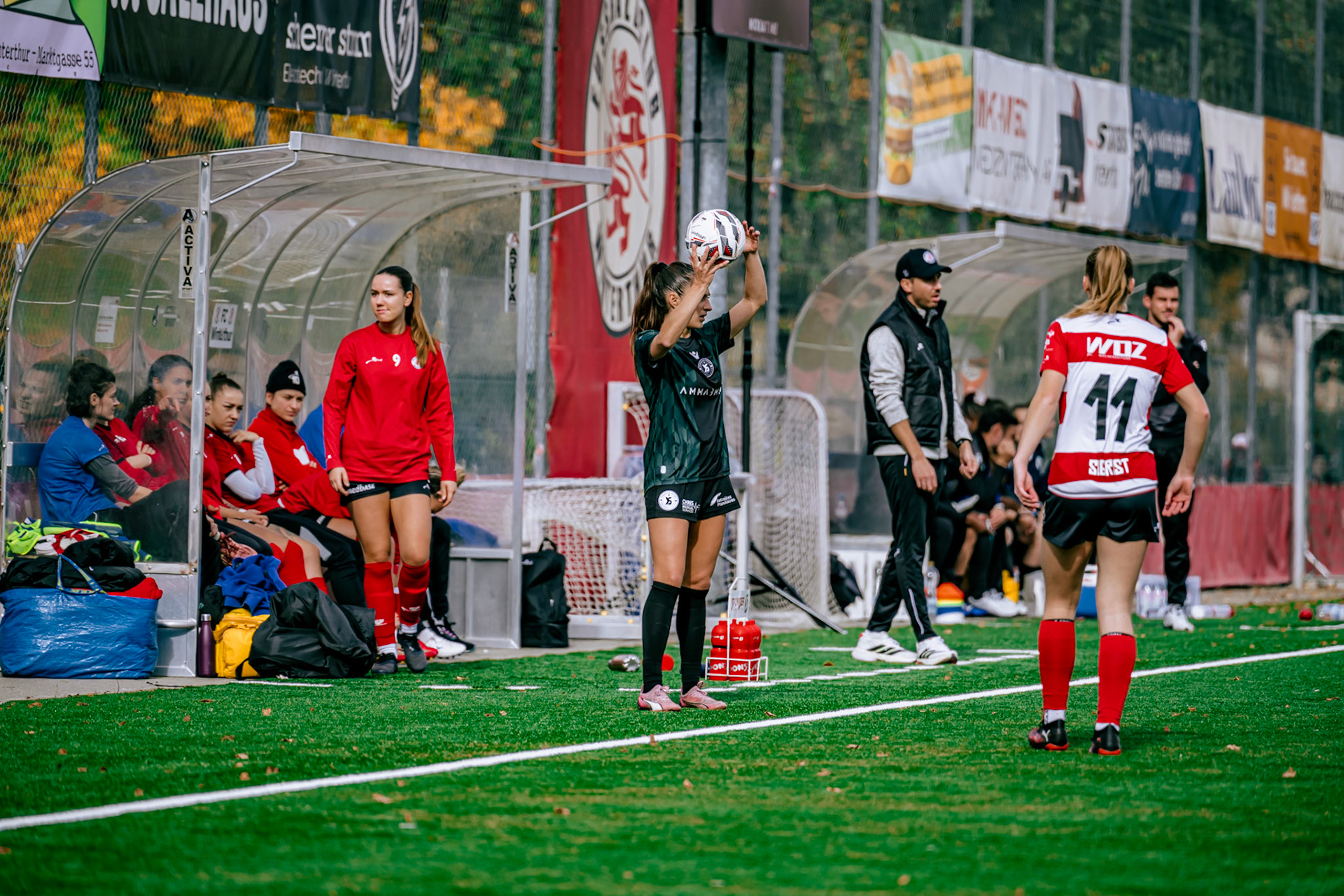 Match de championnat LNB Féminine opposant le FC Winterthur et Yverdon Sport FC au Schützenwiese, Winterthur. (Christian António/LibsVisuals.com)